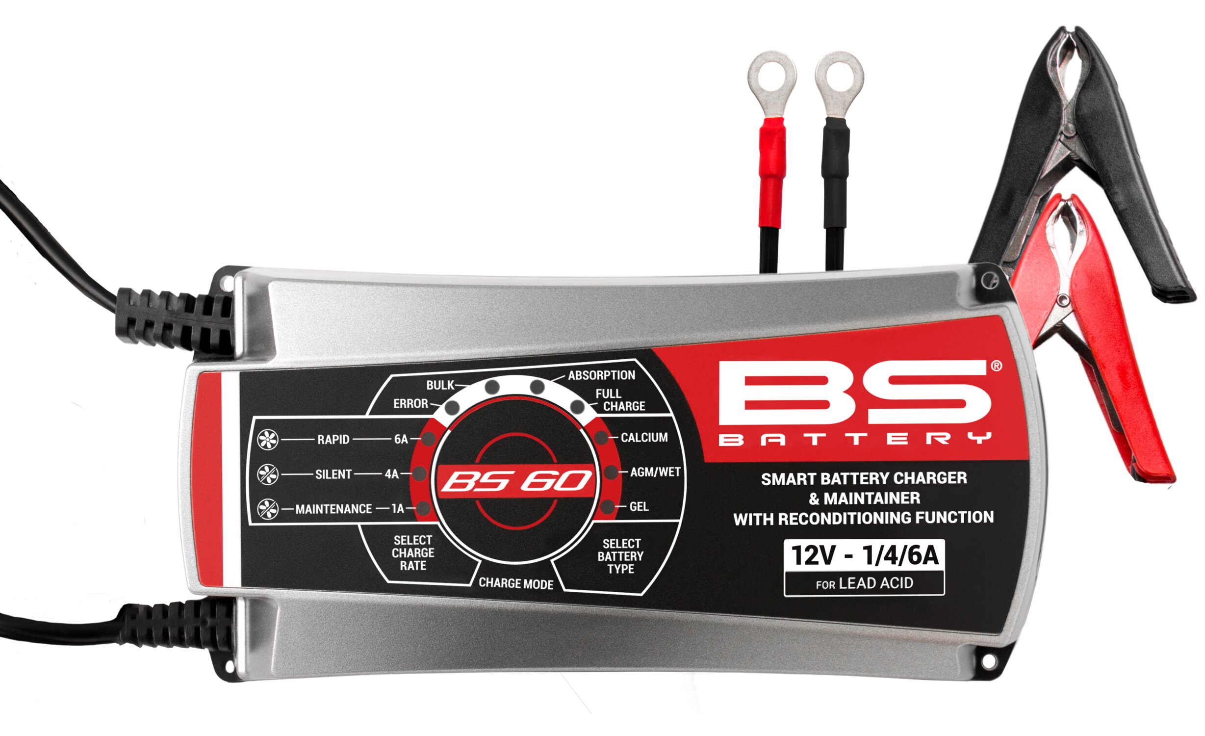 BS Battery Chargeur de batterie 12V - 3 à 120A BS60