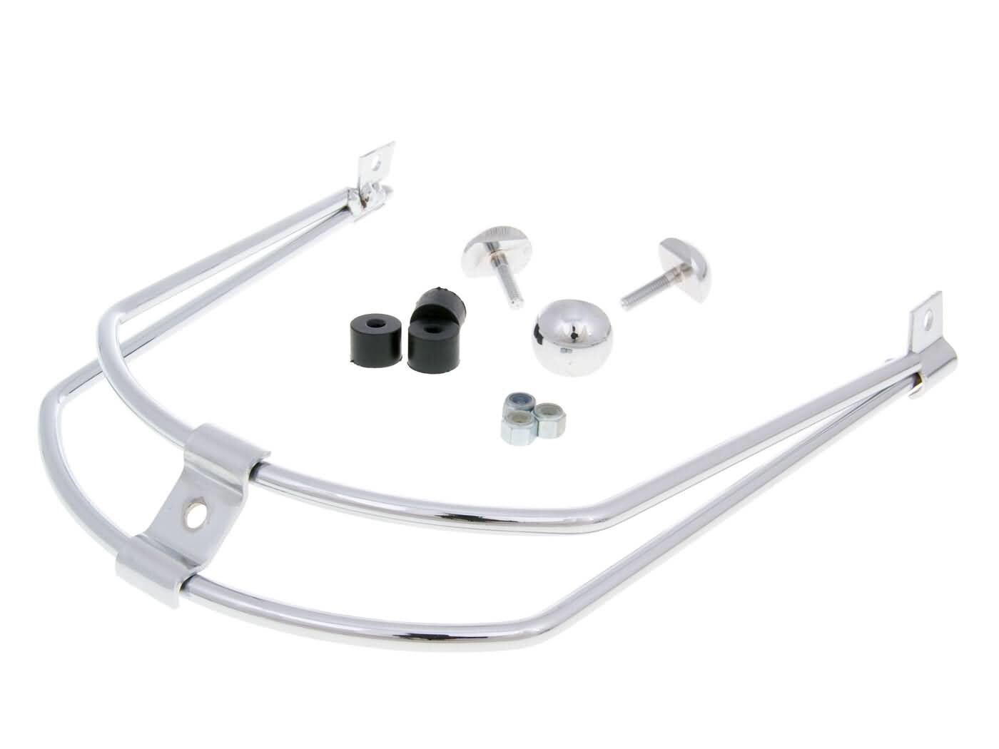 Pare-chocs de tablier avant Buzzetti chromé Honda SH 125 / 150cc