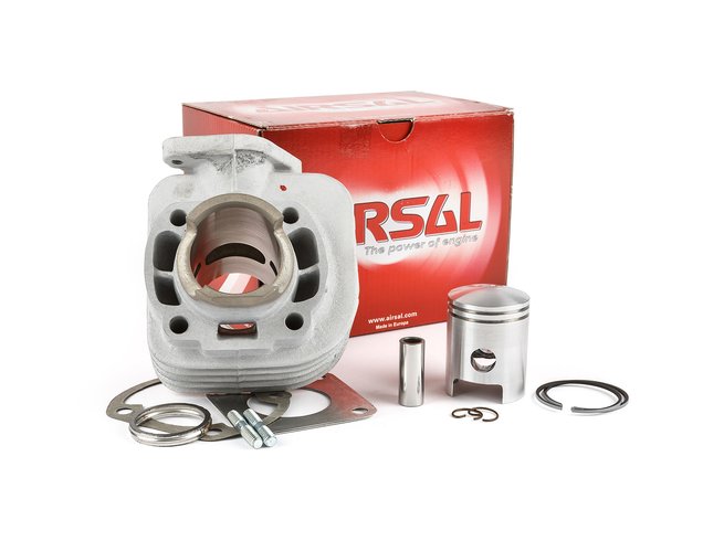 Cylindre piston Airsal 50cc "Sport" aluminium Kymco Cobra 50cc 2 Temps