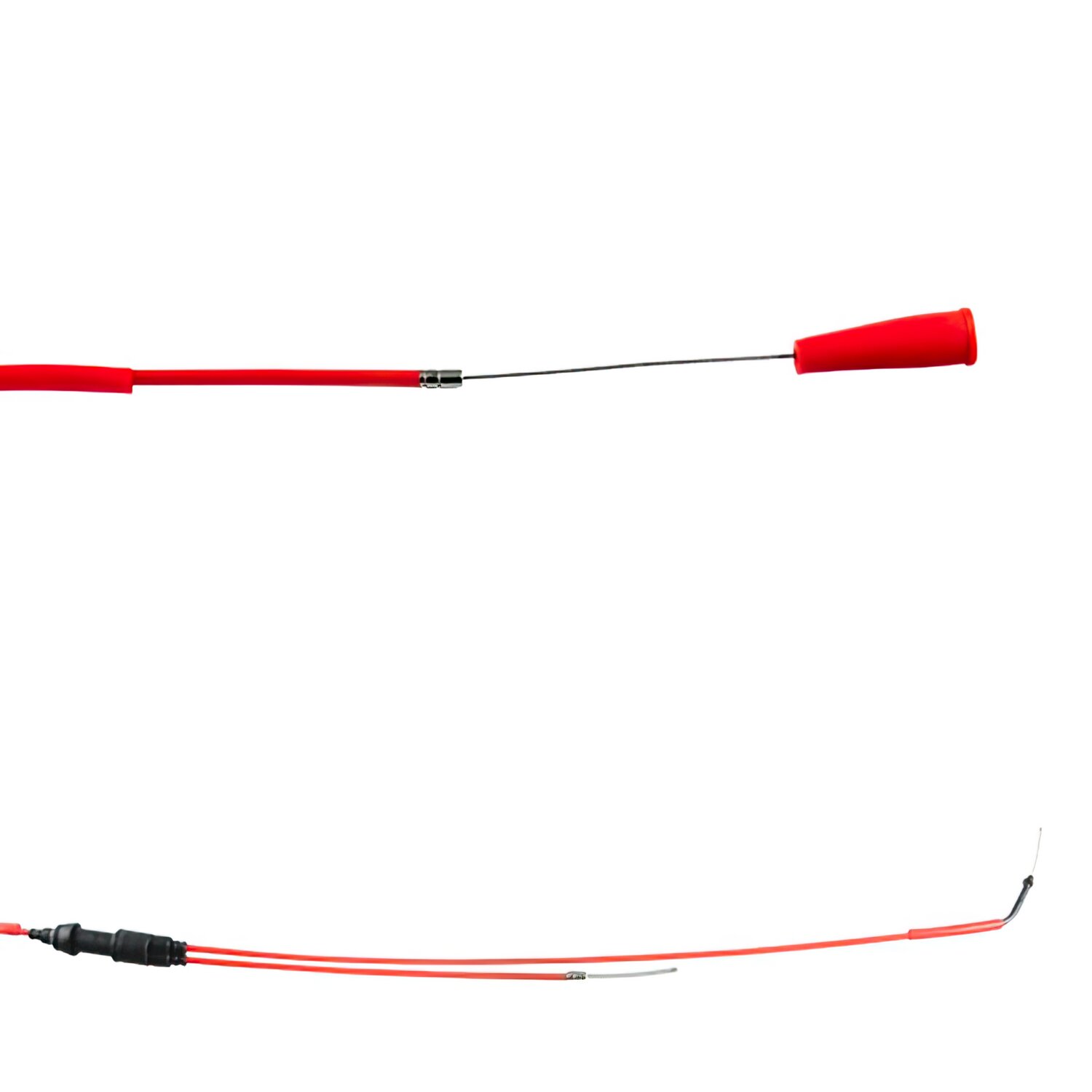 Câble de gaz Téflon® Doppler Rouge Derbi / Aprilia / Gilera ap.2010