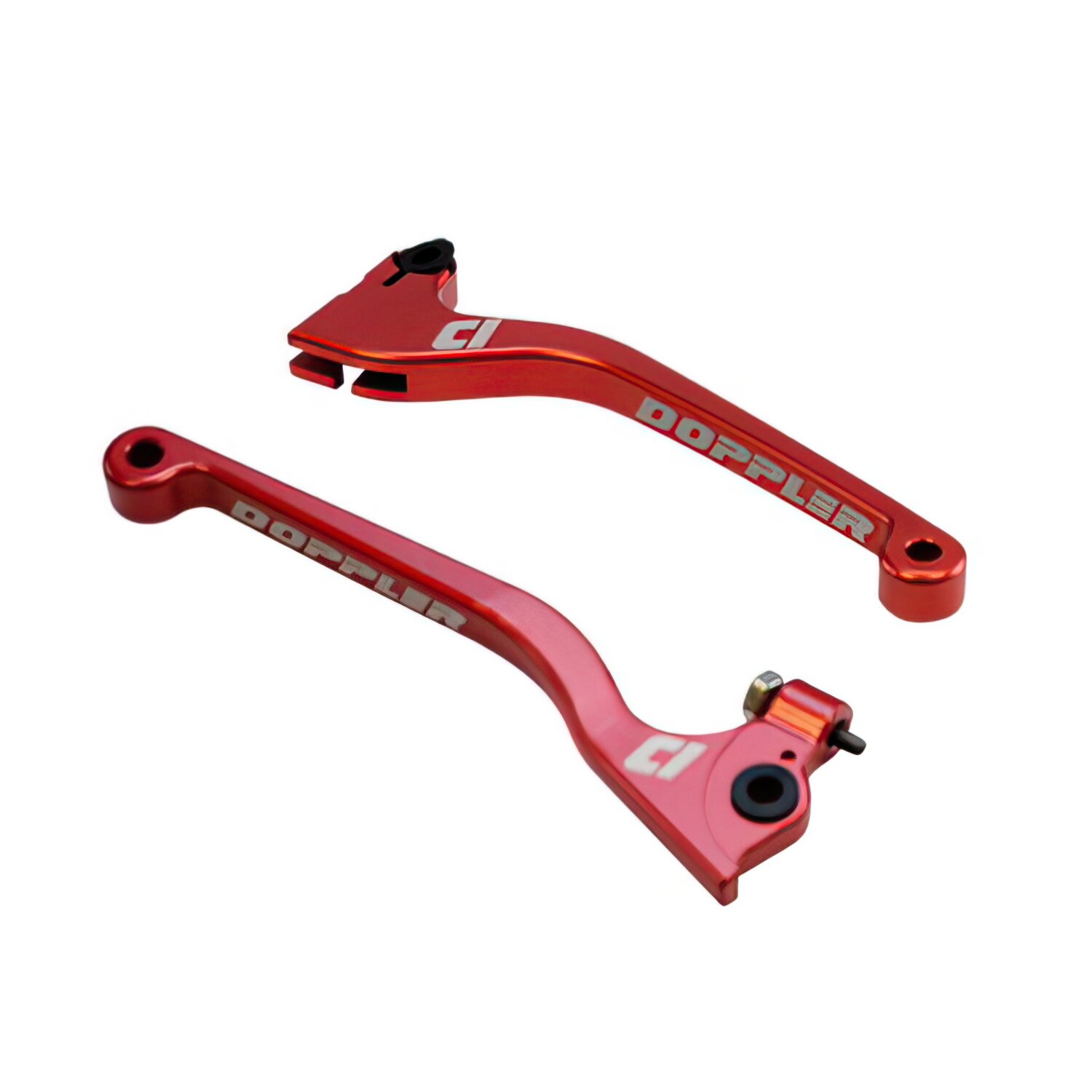 Leviers de frein / embrayage Doppler Alu Rouge Derbi Senda X-Treme