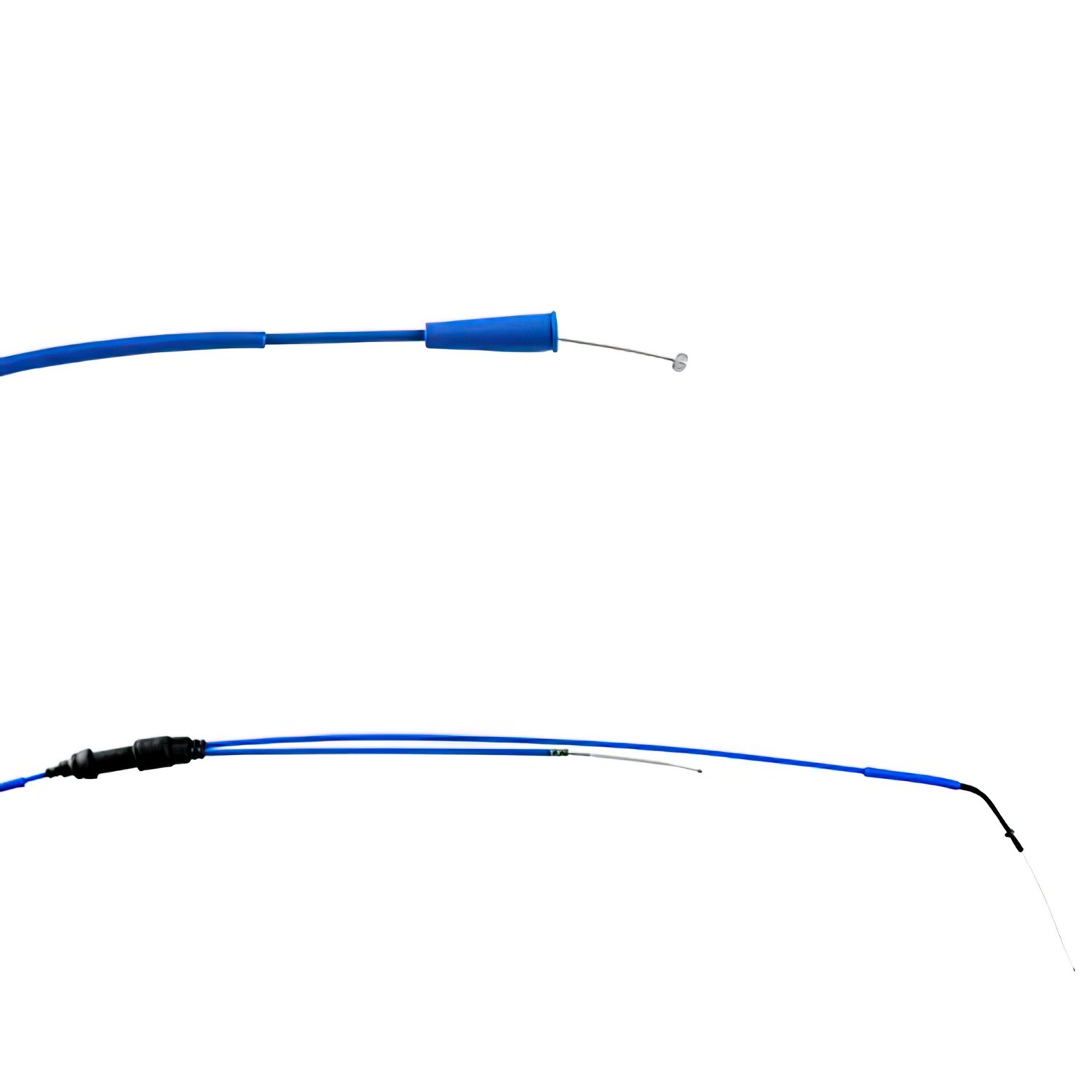 Câble de gaz Téflon® Doppler Bleu Derbi / Aprilia / Gilera ap.2010