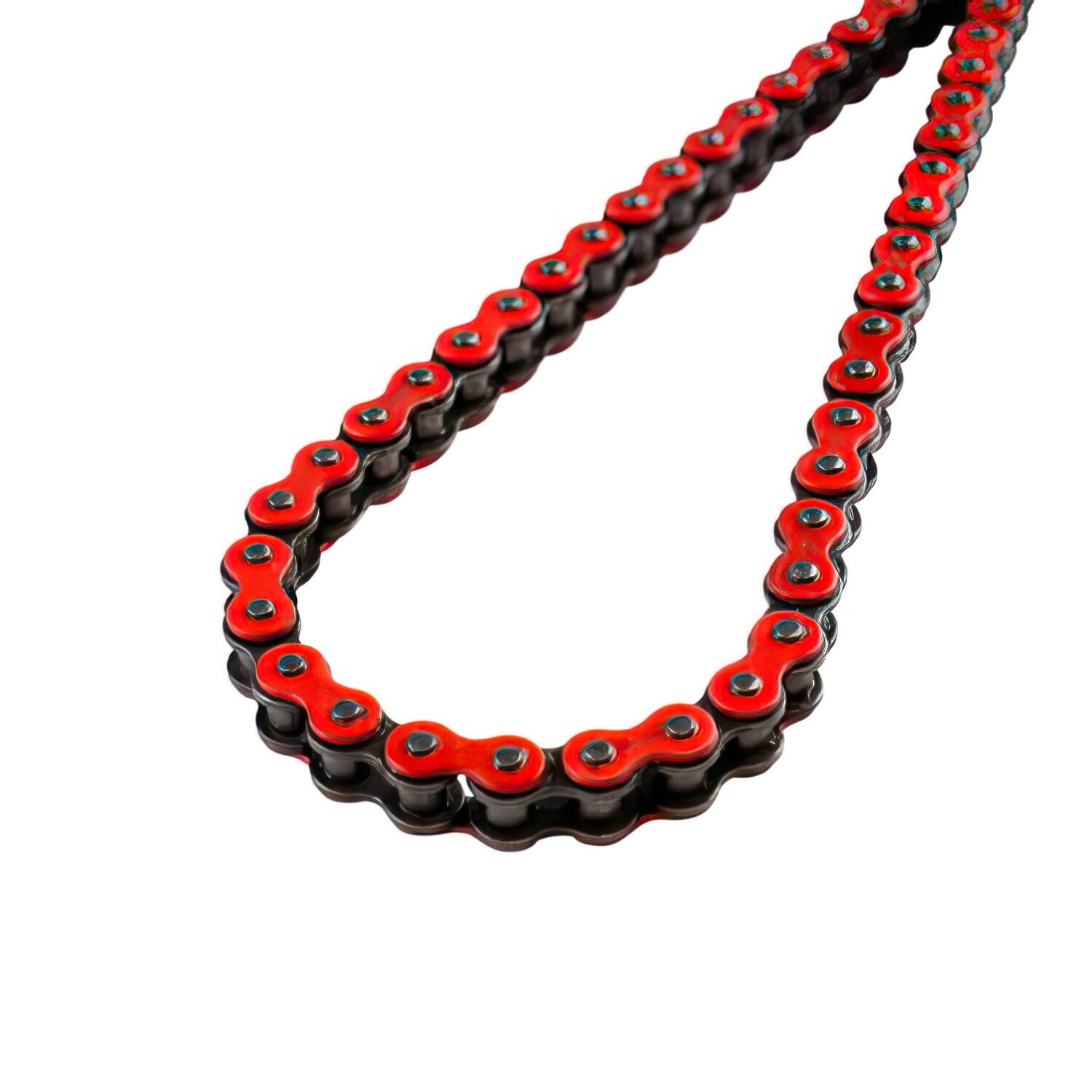 Chaine renforcée KMC 103 maillons pas 415 Rouge