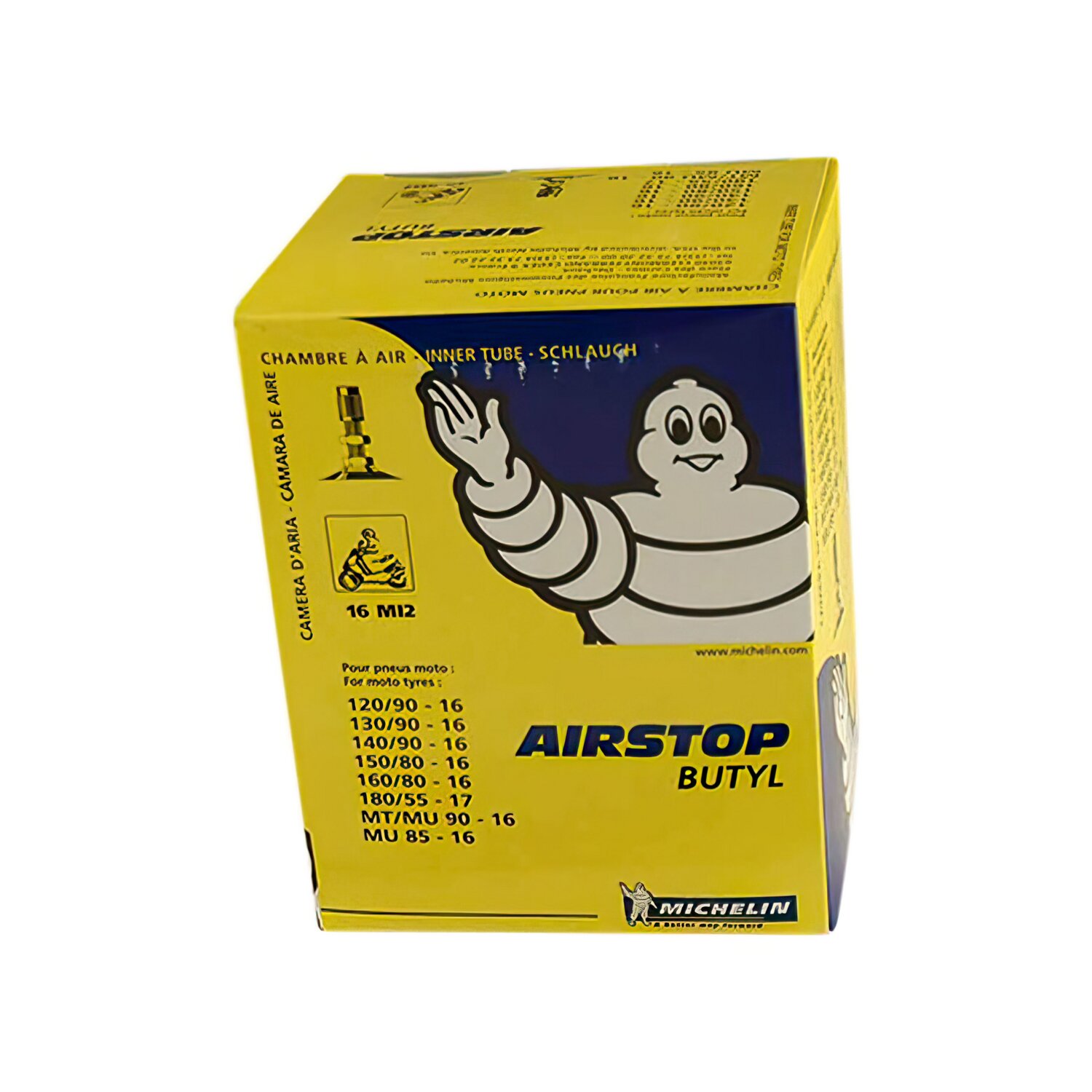 MICHELIN Chambre à air 16" 4.25-5.50 -120/90-150/80