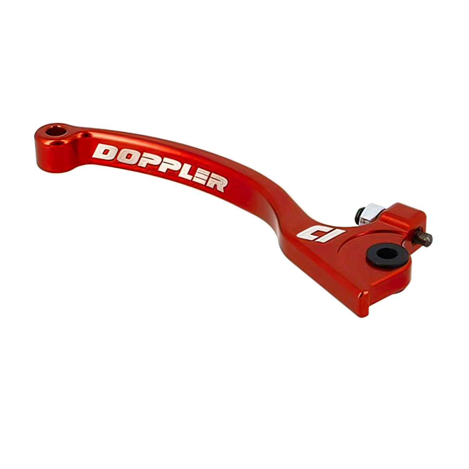 Levier de frein type AJP Doppler CNC rouge Rieju MRT / Derbi DRD / Sherco