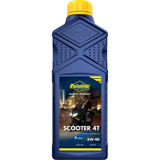 Huile moteur 4 temps 5W40 Putoline Scooter 4T semi synthétique 1L