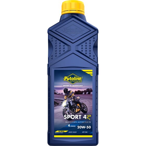 Huile moteur 4 temps 20W50 Putoline Sport 4R semi synthétique 1L