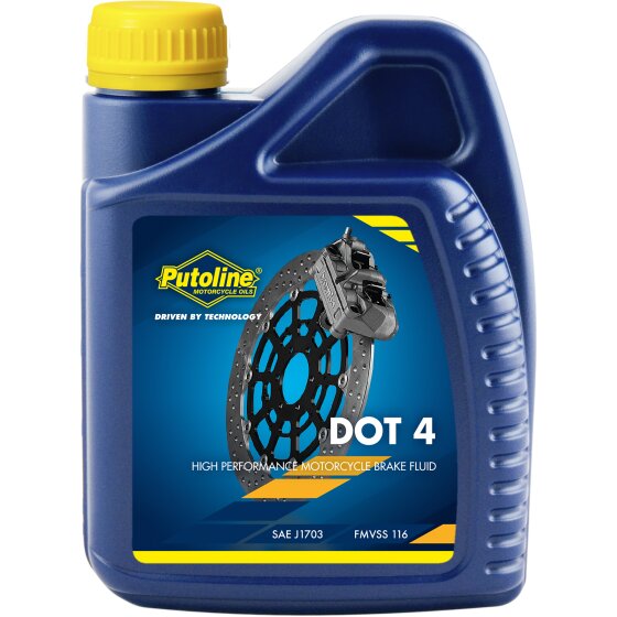 Liquide de frein Putoline Brake Fluid DOT4 250ml