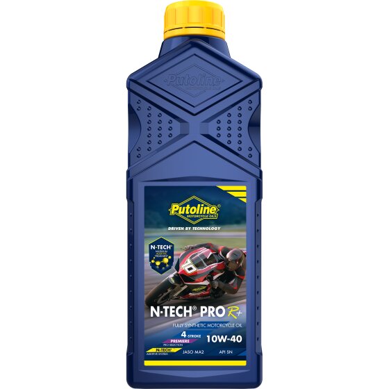 Huile moteur 4 temps 10W40 Putoline N-Tech Pro R+ 100% synthétique 1L
