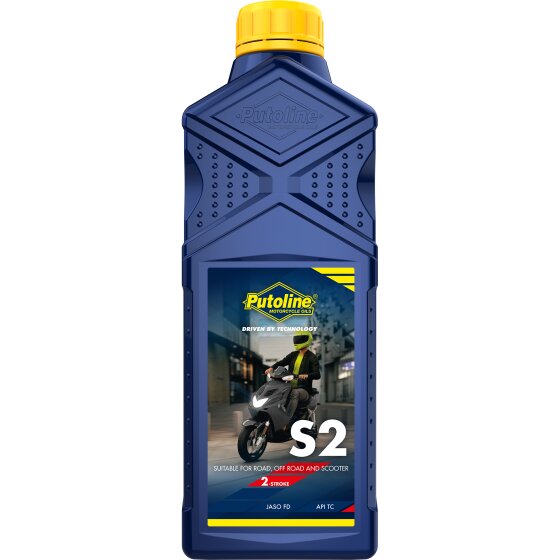 Huile moteur 2 temps Putoline S2 semi synthétique 1L