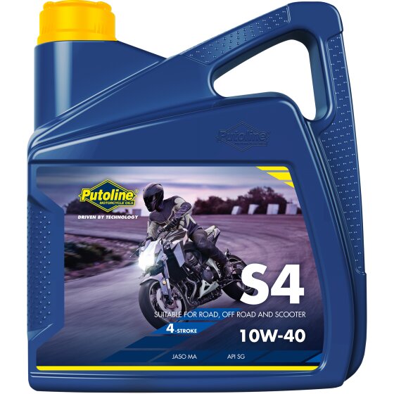 Huile moteur 4 temps 10W40 Putoline S4 minéral 4L