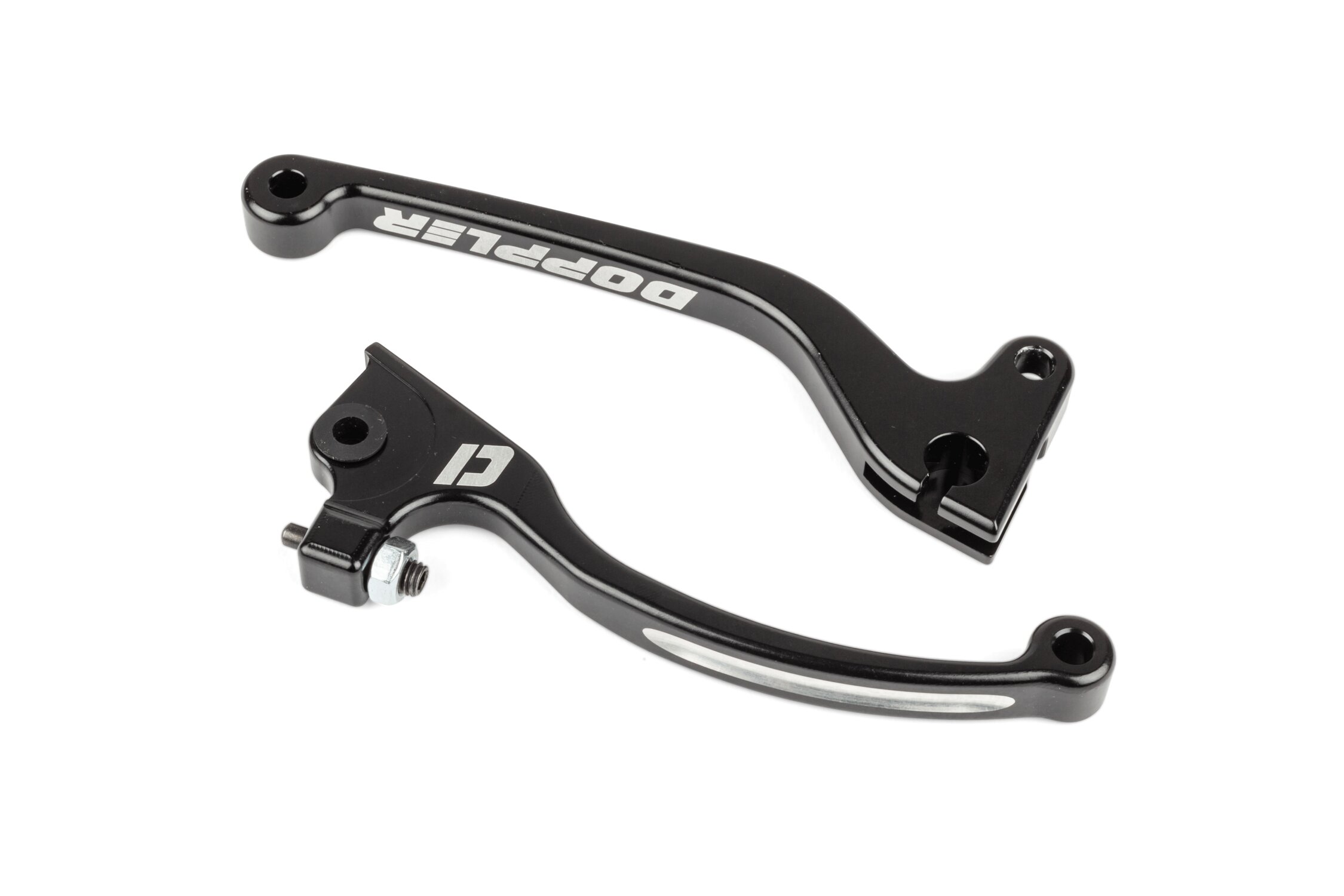 Leviers de frein / embrayage Doppler Alu Noir Rieju / Derbi / Sherco