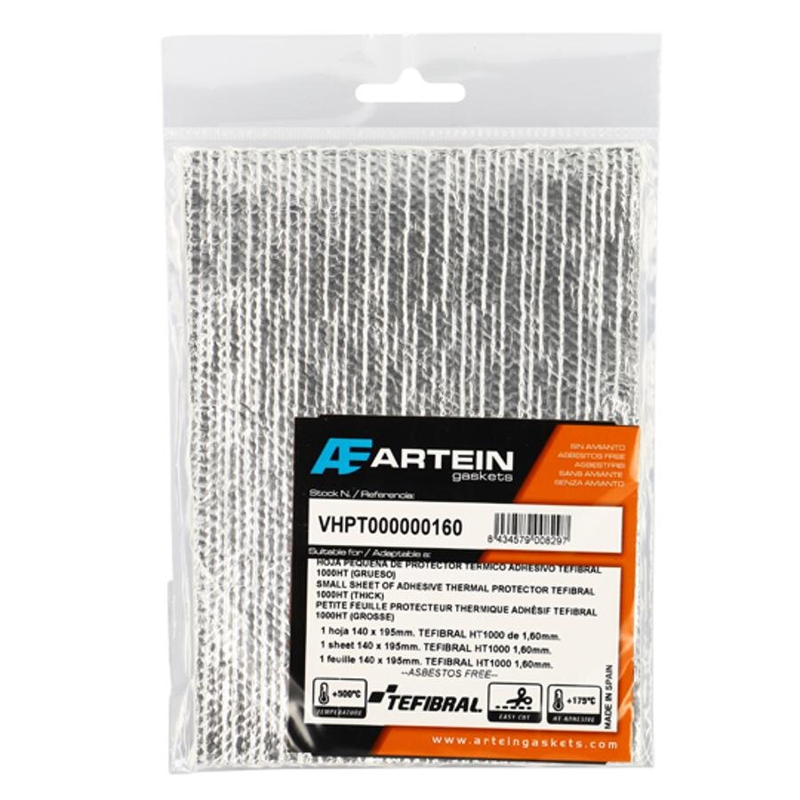 Artein Carta Per Guarnizioni Piccola Termiche. Grosso 1,60 Mm (140 X 195 Mm) VHPT000000160