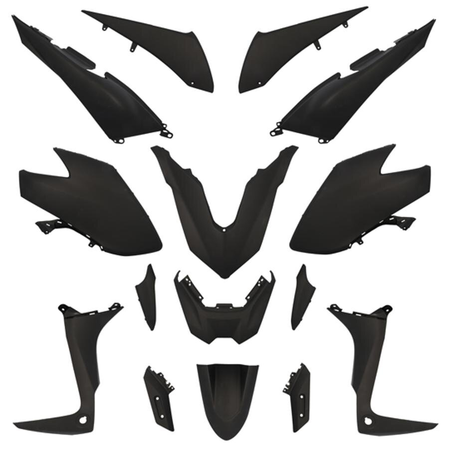 Kit carénage 15 pièces noir mat Yamaha Tmax 530 2017 - 2019