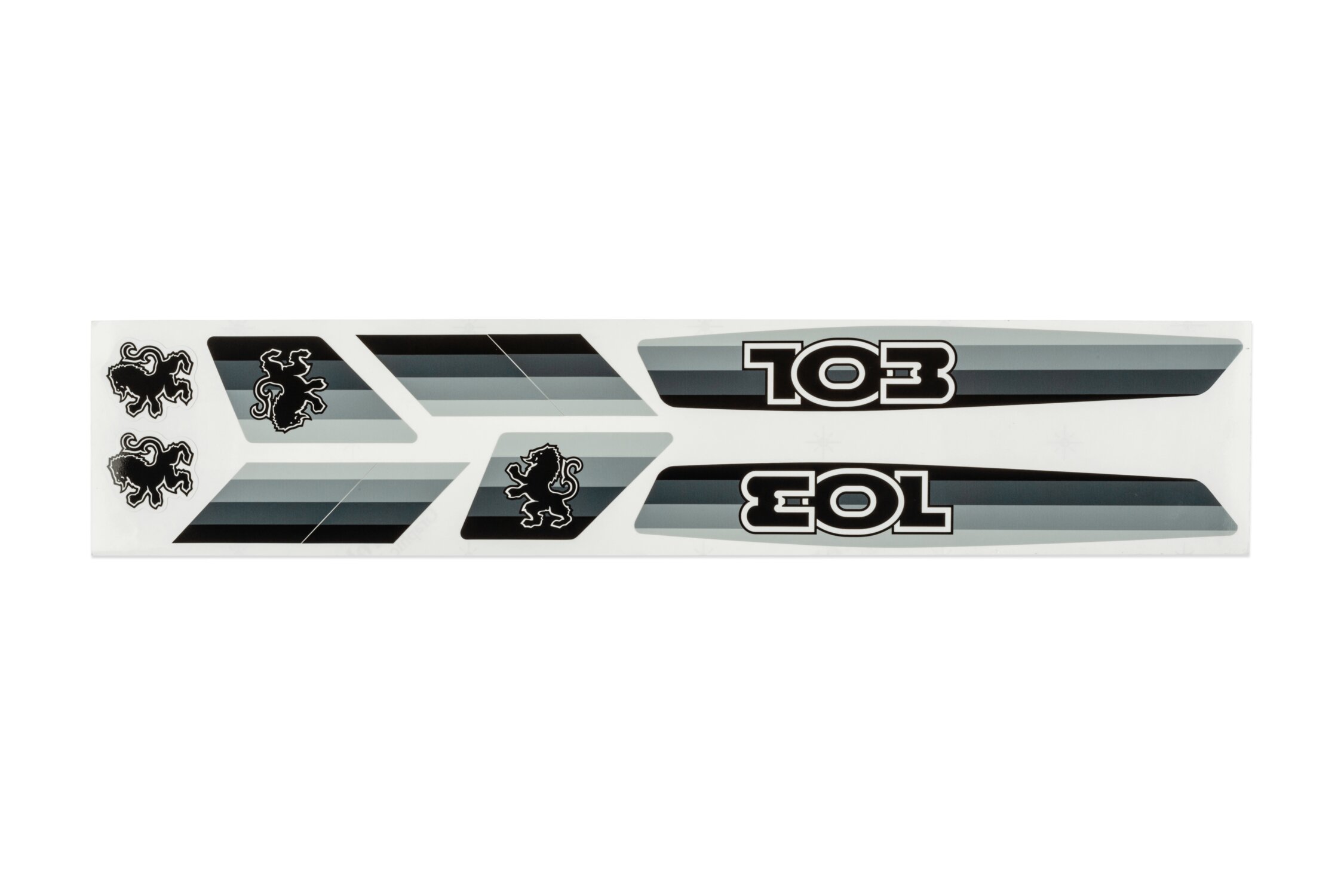 Kit déco complet Peugeot 103 gris