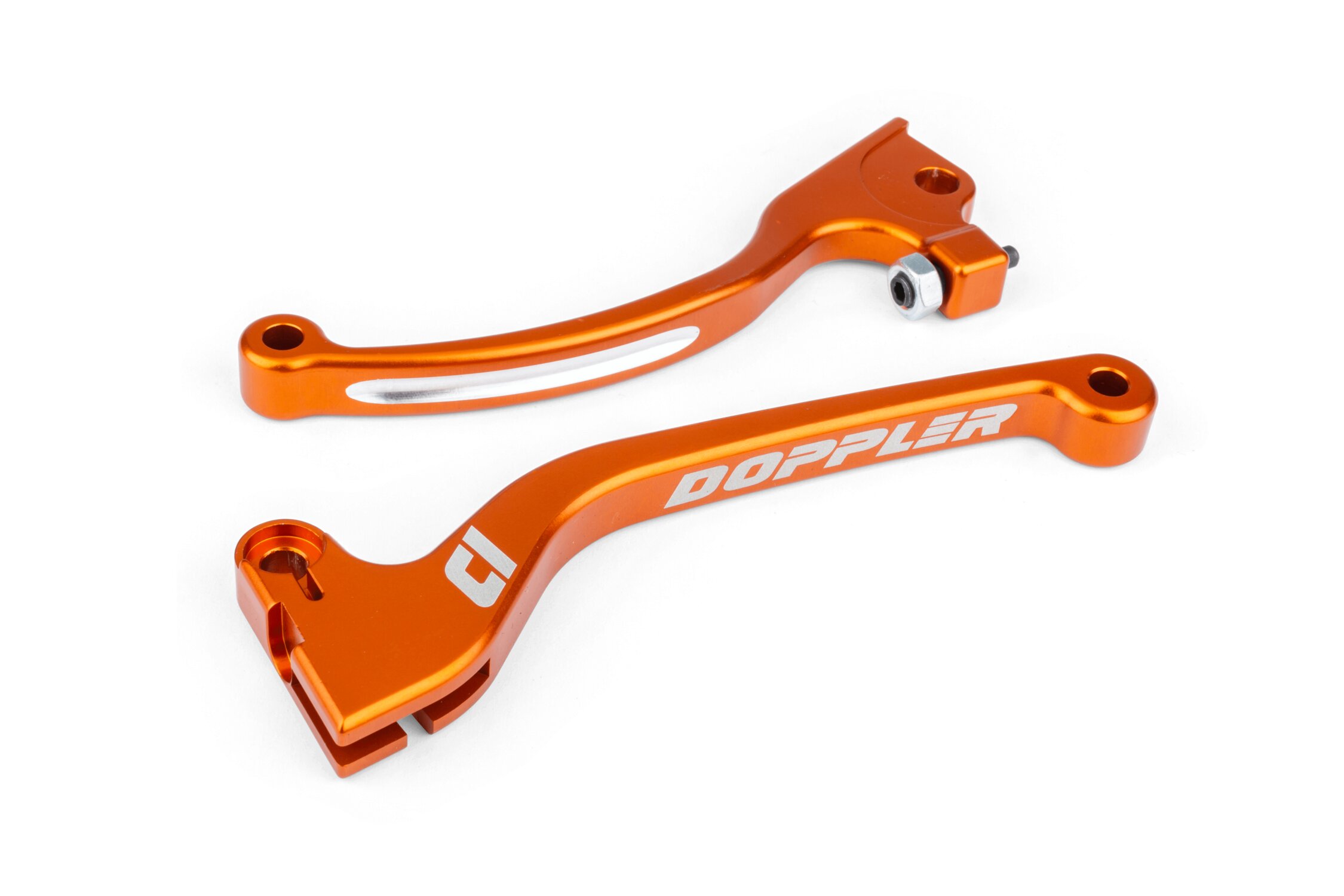 Leviers de frein / embrayage Doppler Alu Orange Rieju / Derbi / Sherco