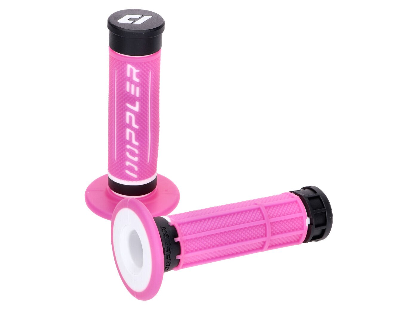Poignées Doppler Grip 3D rose / blanc / noir