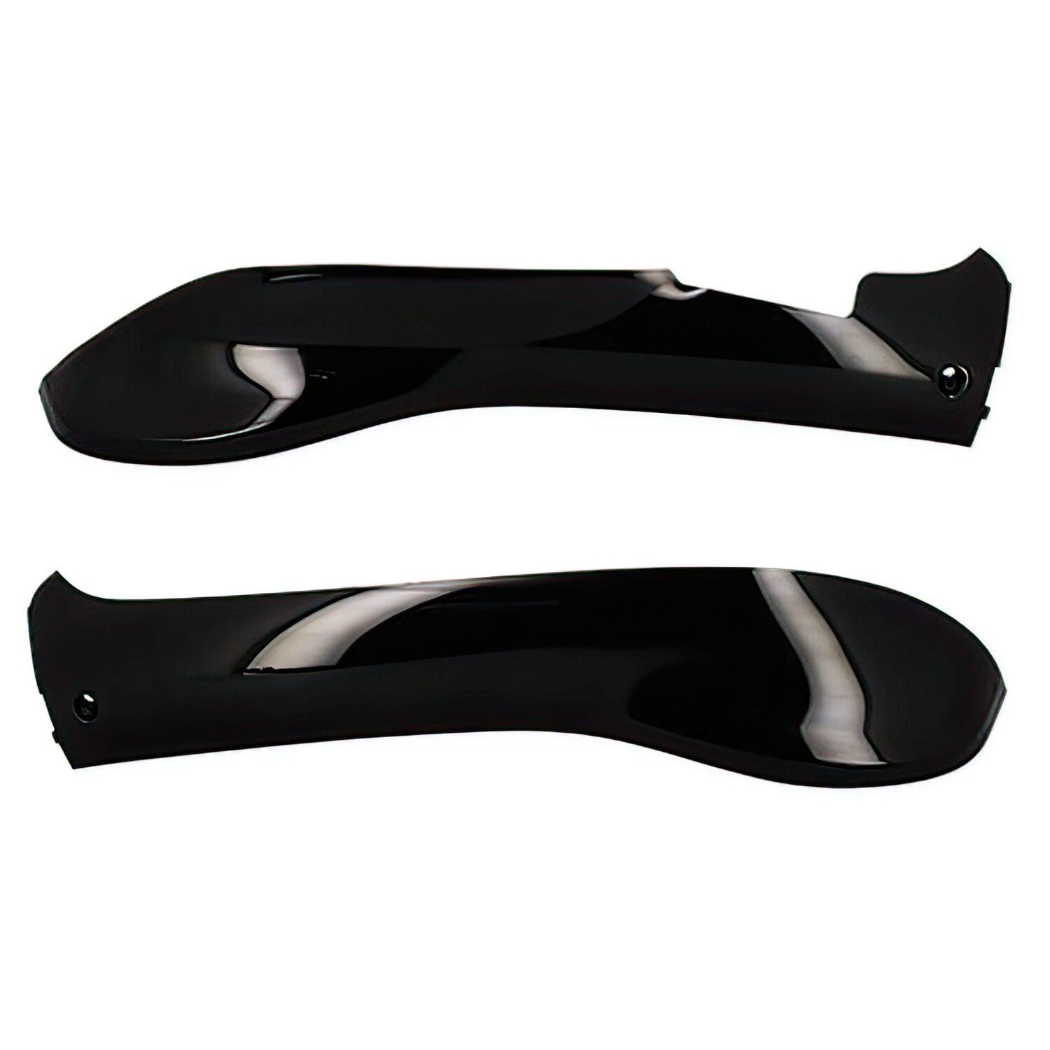 Bas de caisse noir brillant Sym Fiddle 2 50 4 temps 2008 - 2021
