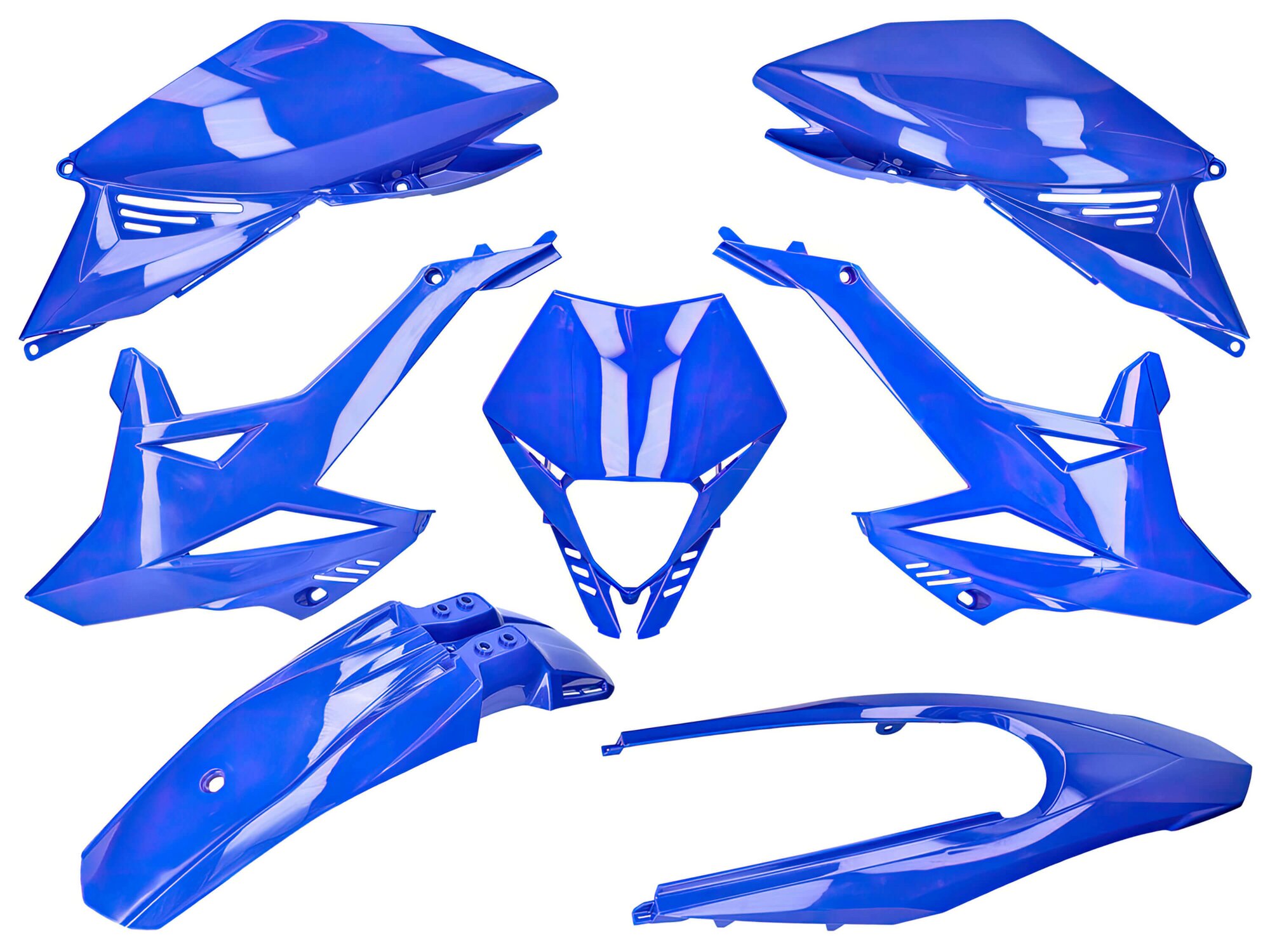 Kit carénages 7 pièces bleu Beta RR 2012 - 2022