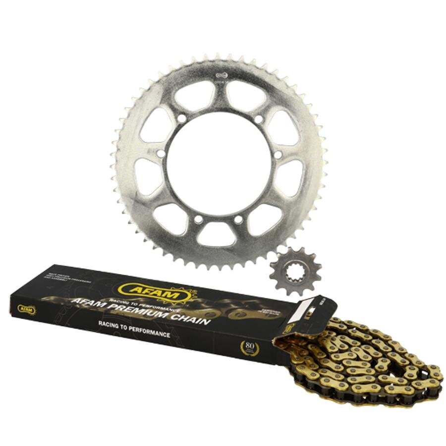 Kit chaîne Sherco 50 Afam 12x56 - 428
