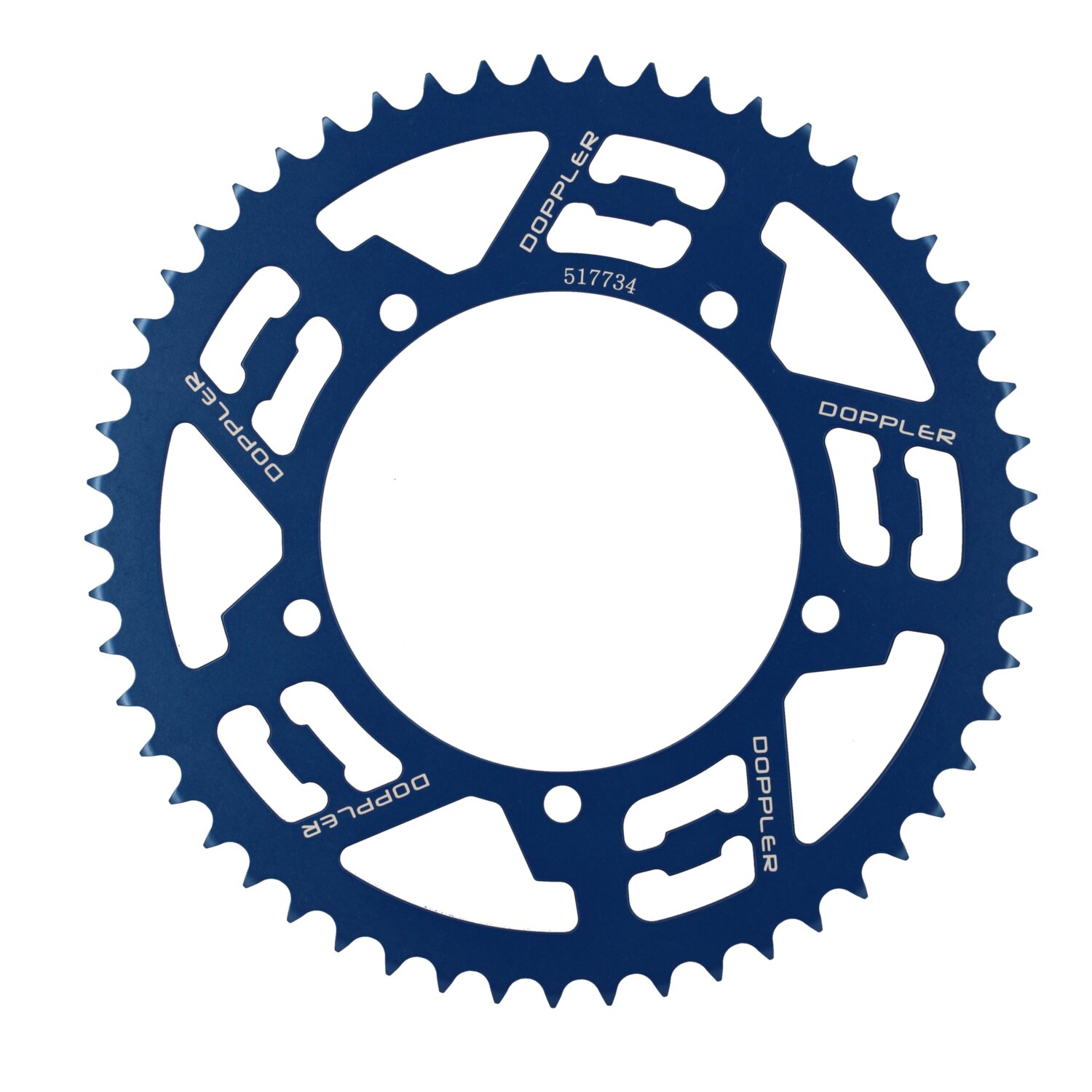 Couronne Sherco 50 Doppler 53 dents - 428 alu Bleu