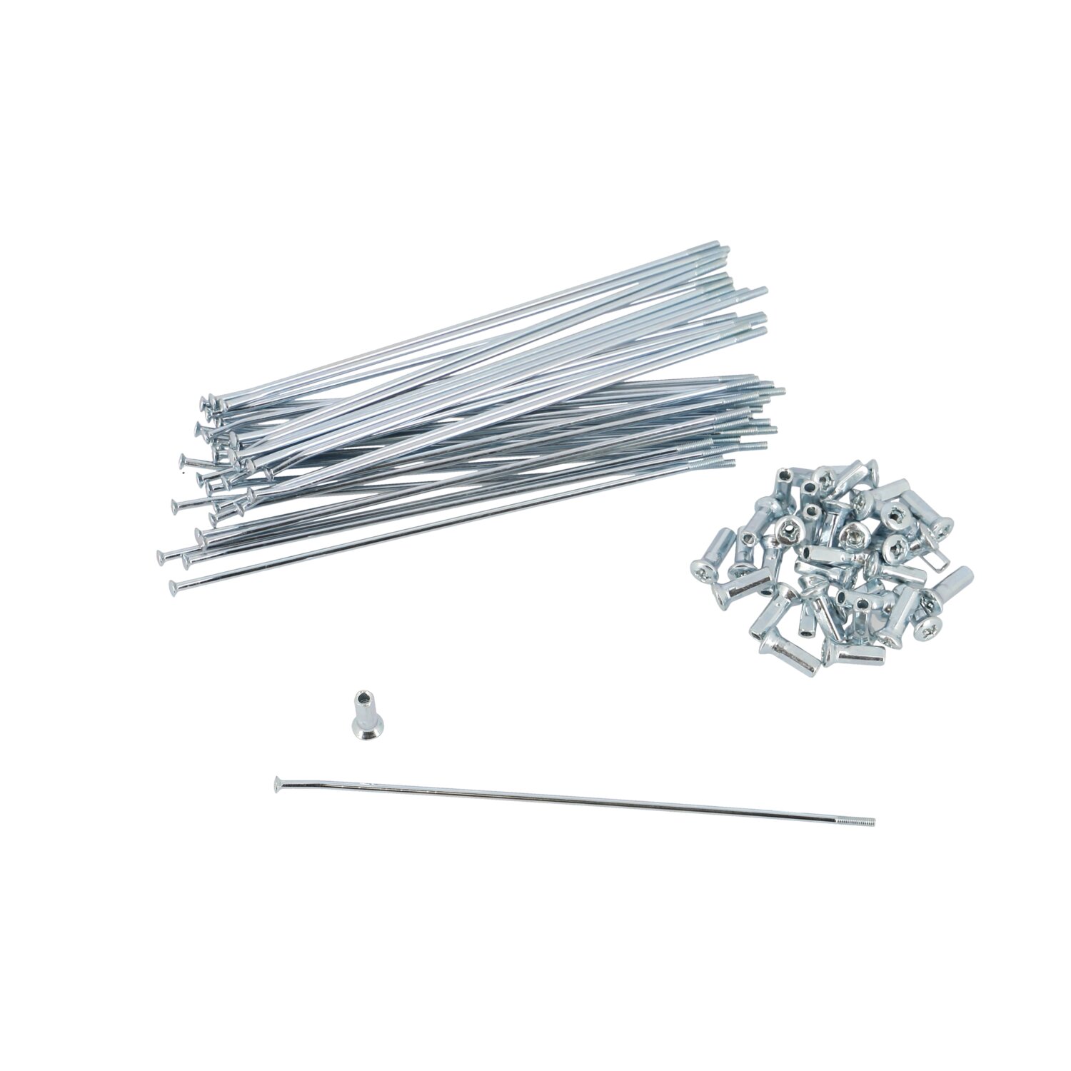 Rayon de jante arrière Derbi Senda Doppler Gris L. 195mm x18 et L. 199mm x18
