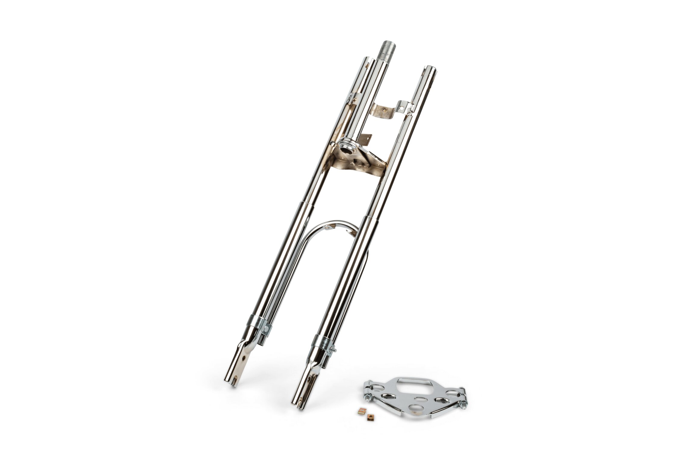 Fourche Teknix chromée Peugeot 103 MVL (17 pouces)