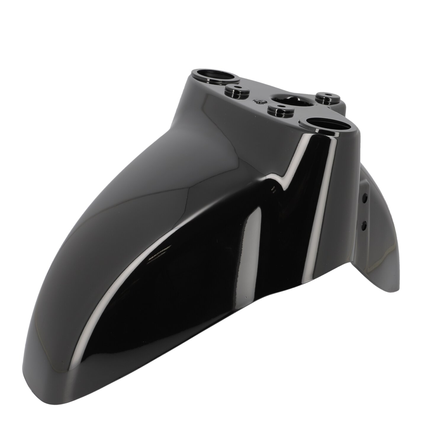 Garde boue avant noir brillant Tun'R pour Sym 50 Fiddle 2 4t 08-21