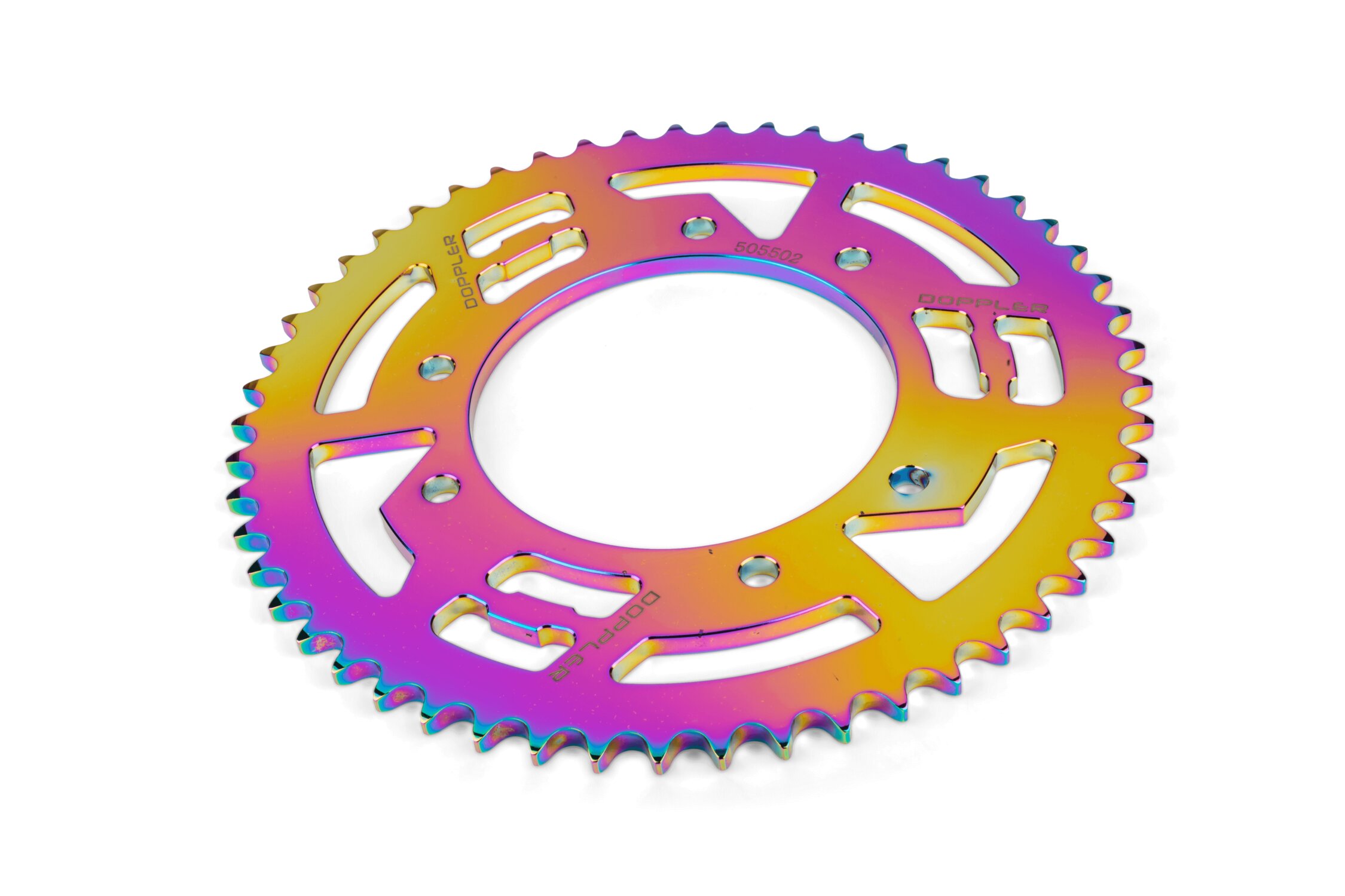 Couronne 53 Dents - 420 Doppler Alu CNC Néochrome Derbi DRD Pro