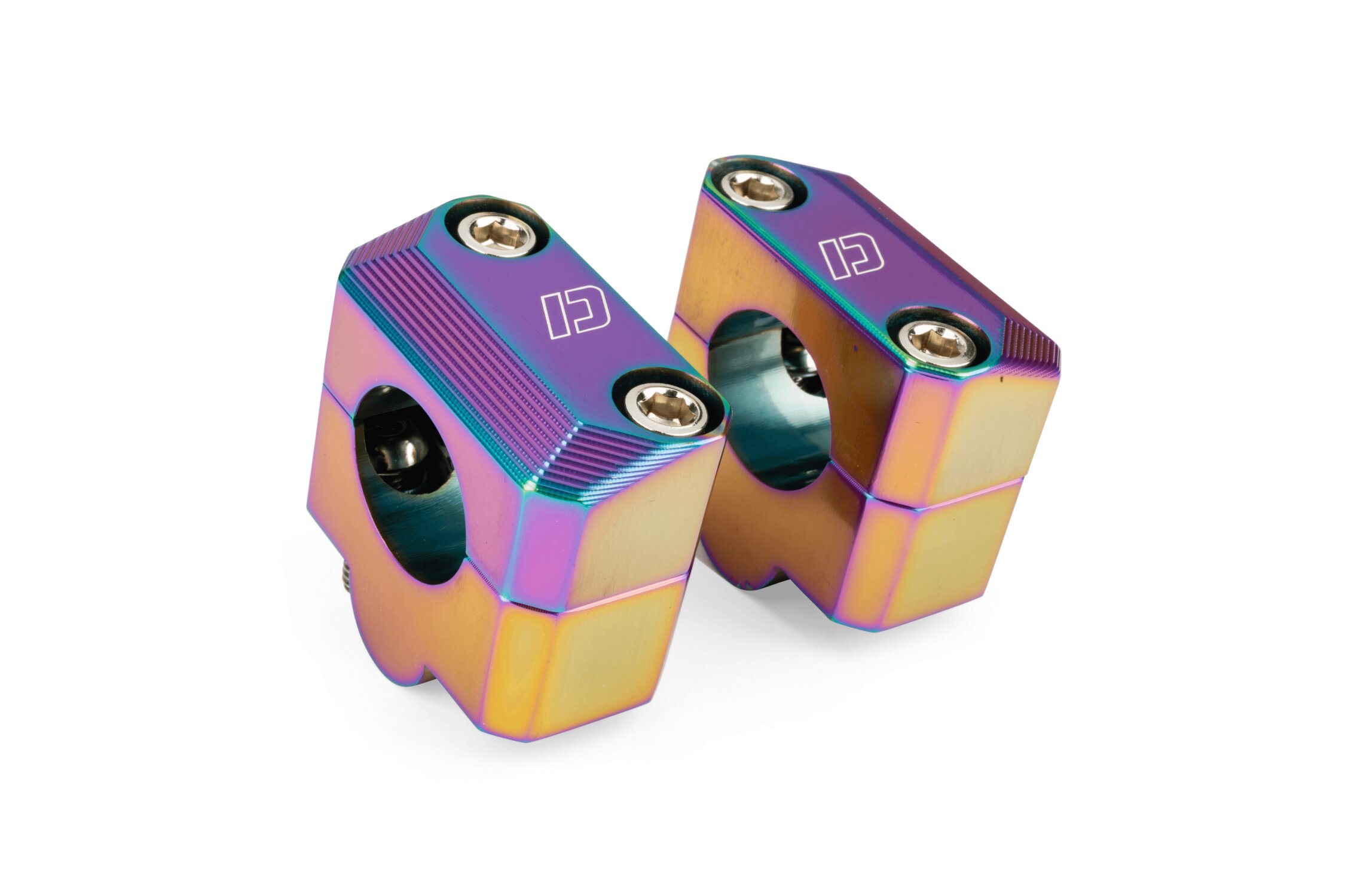 Rehausse de pontet de guidon Doppler alu nÃ©ochrome Ã28,6mm