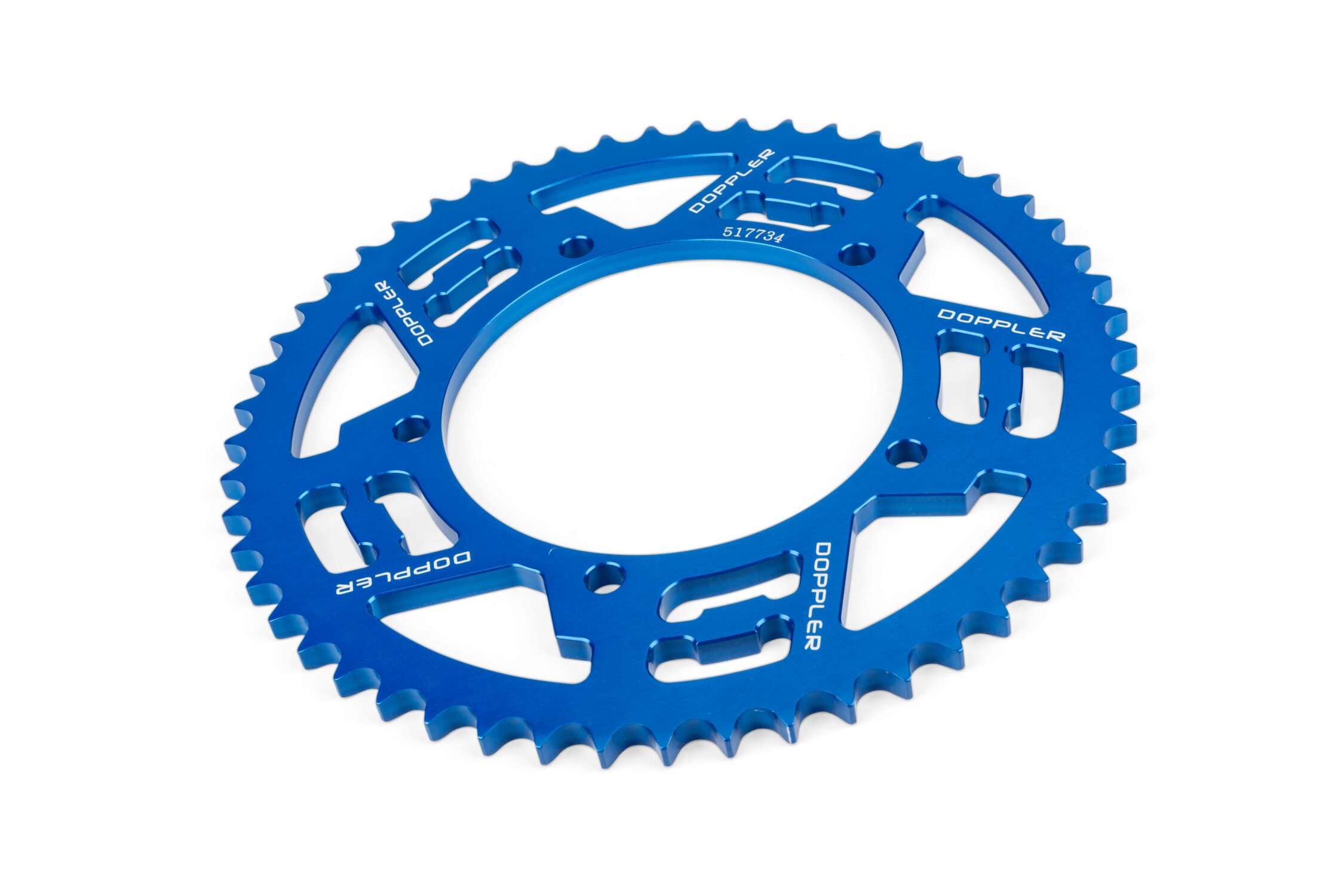 Couronne Sherco 50 Doppler 53 dents - 428 alu Bleu