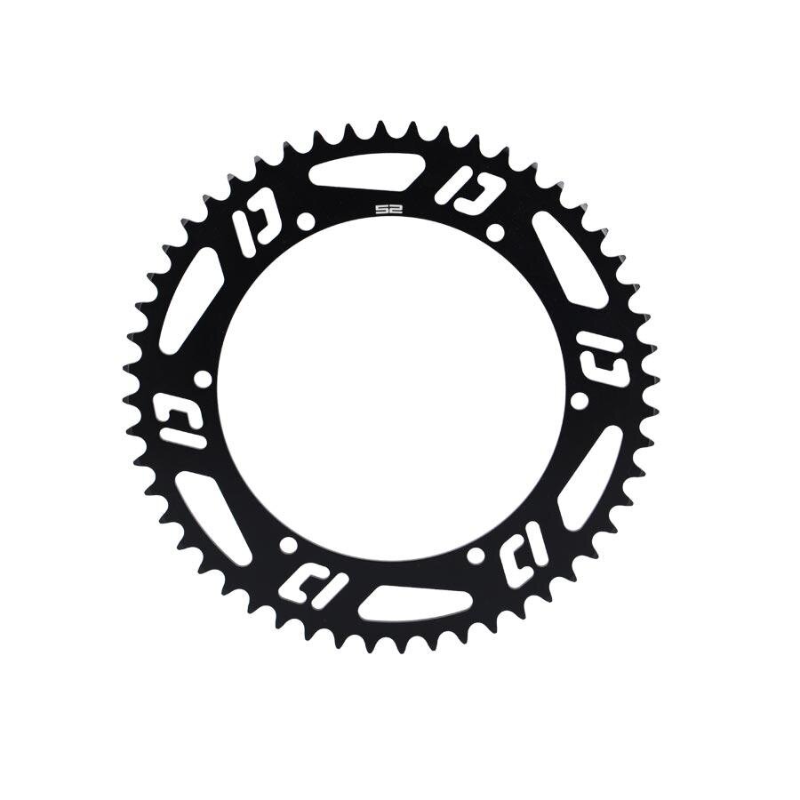 Couronne Alu 52 dents pour porte couronne Doppler Open Mobylette