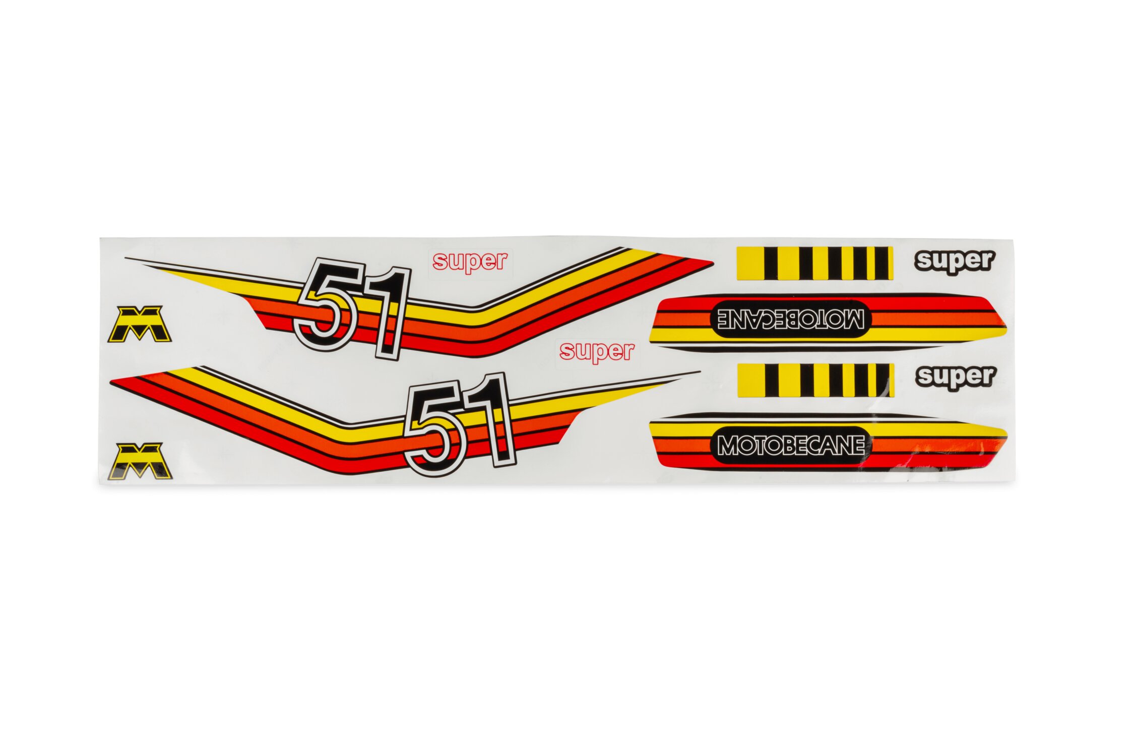 Standard Parts Kit déco MBK 51 rouge / jaune / orange (10 pcs)
