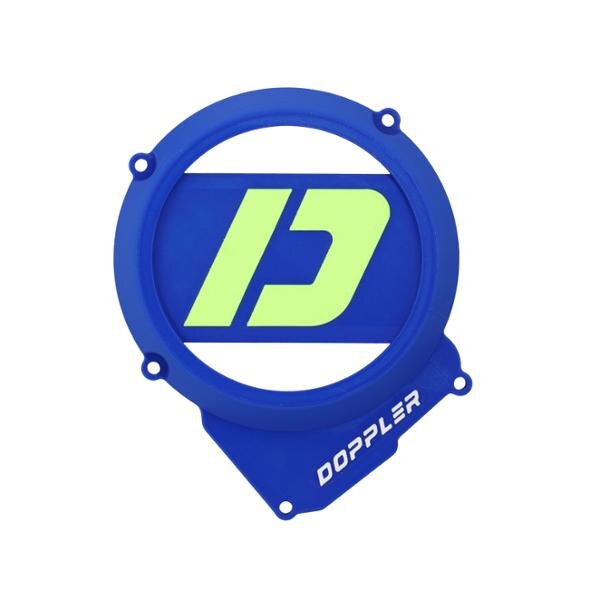 Carter d'allumage Doppler 3D AM6 Bleu et Jaune Fluo