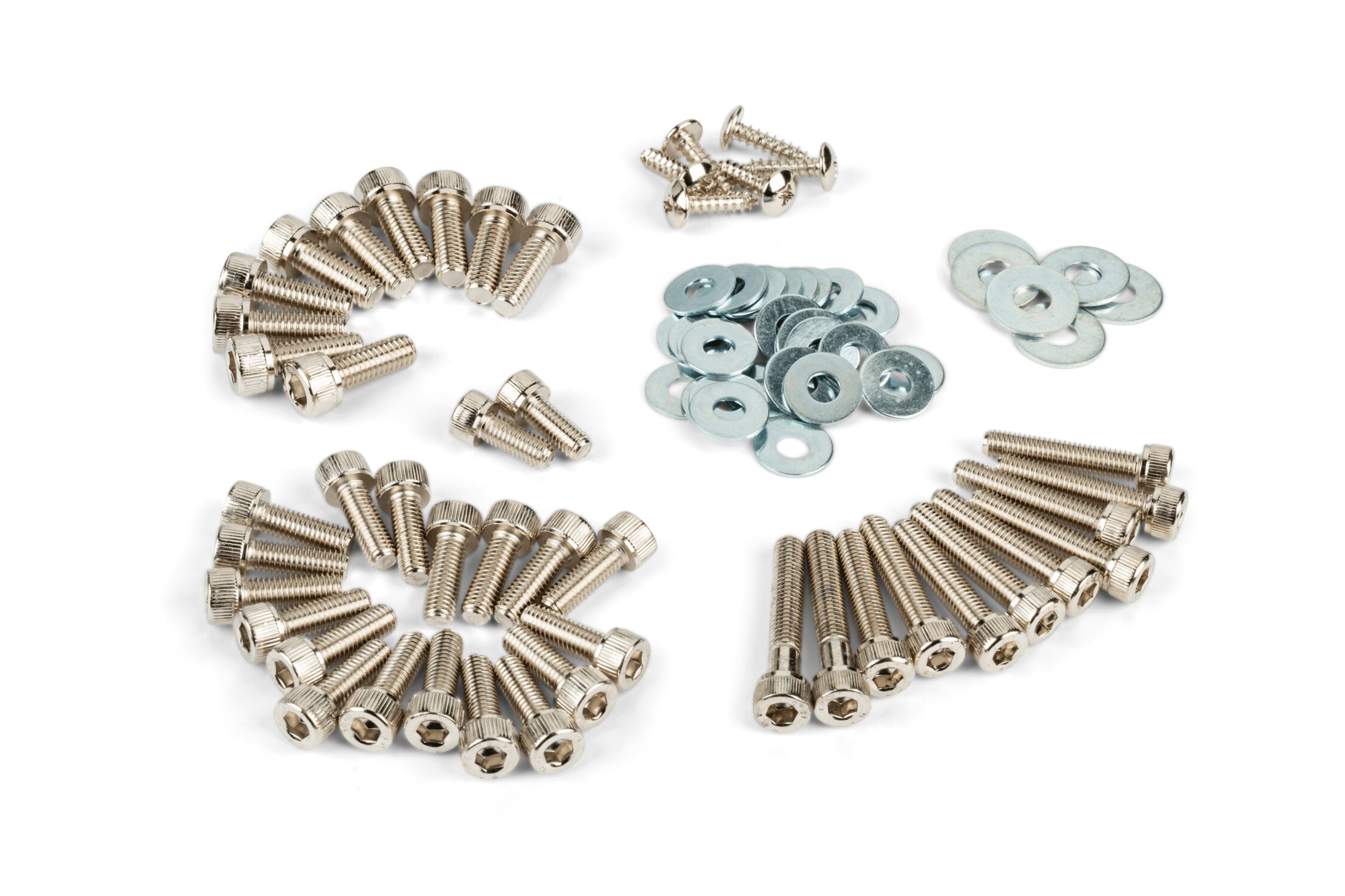 Kit visserie carÃ©nage acier Peugeot Squab / Trekker chromÃ©