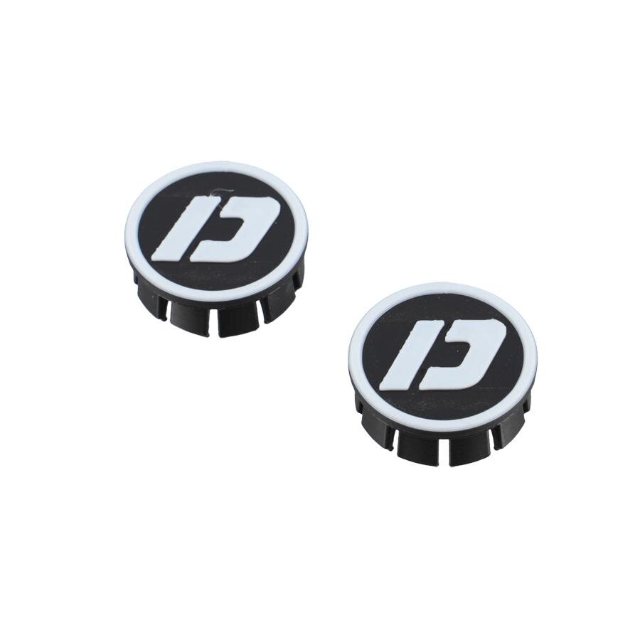 Bouchons de cadre Doppler noir/blanc Rieju MRT/Sherco SE-R/SM-R
