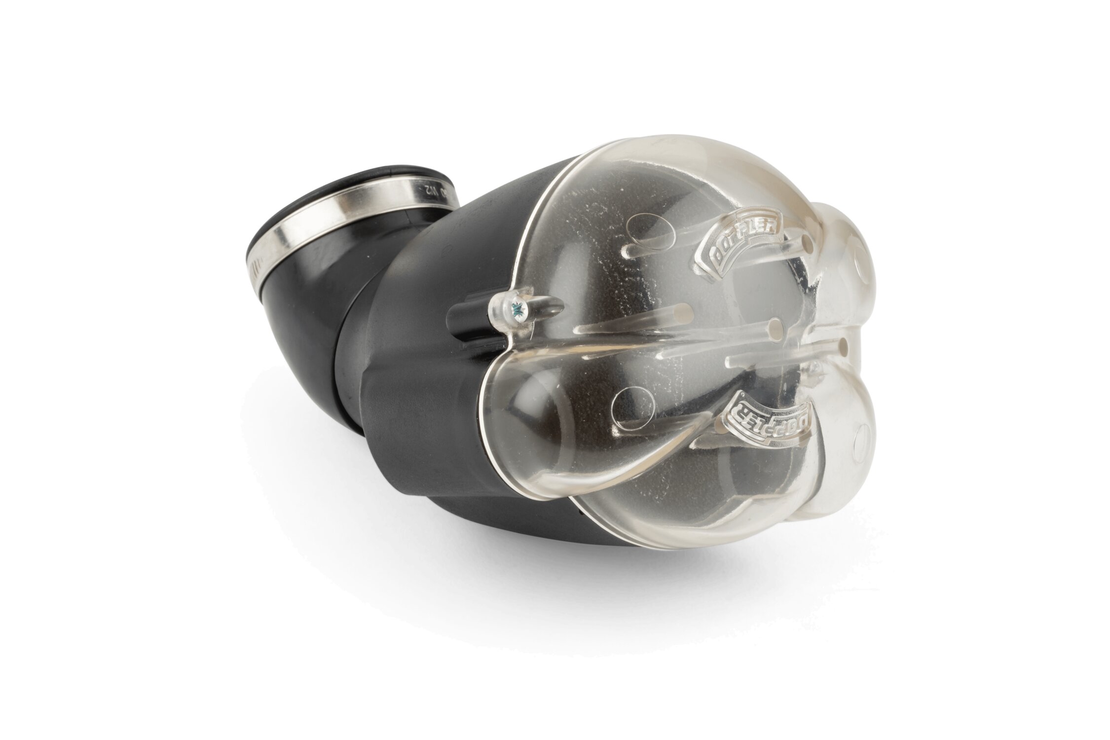 Filtre à air Doppler Venturi PWK/VHST coudé 45° noir