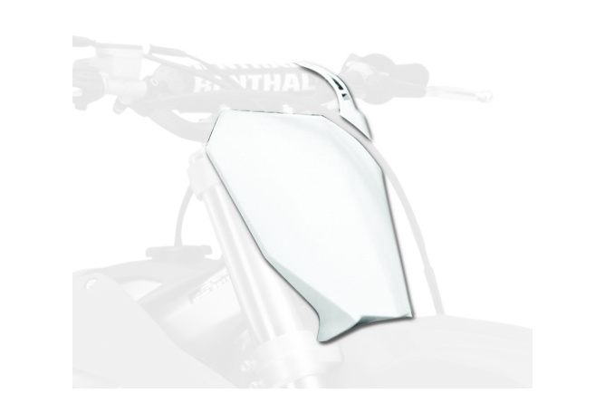 Plaque numéro avant Polisport blanc Honda CRF 250 / 450