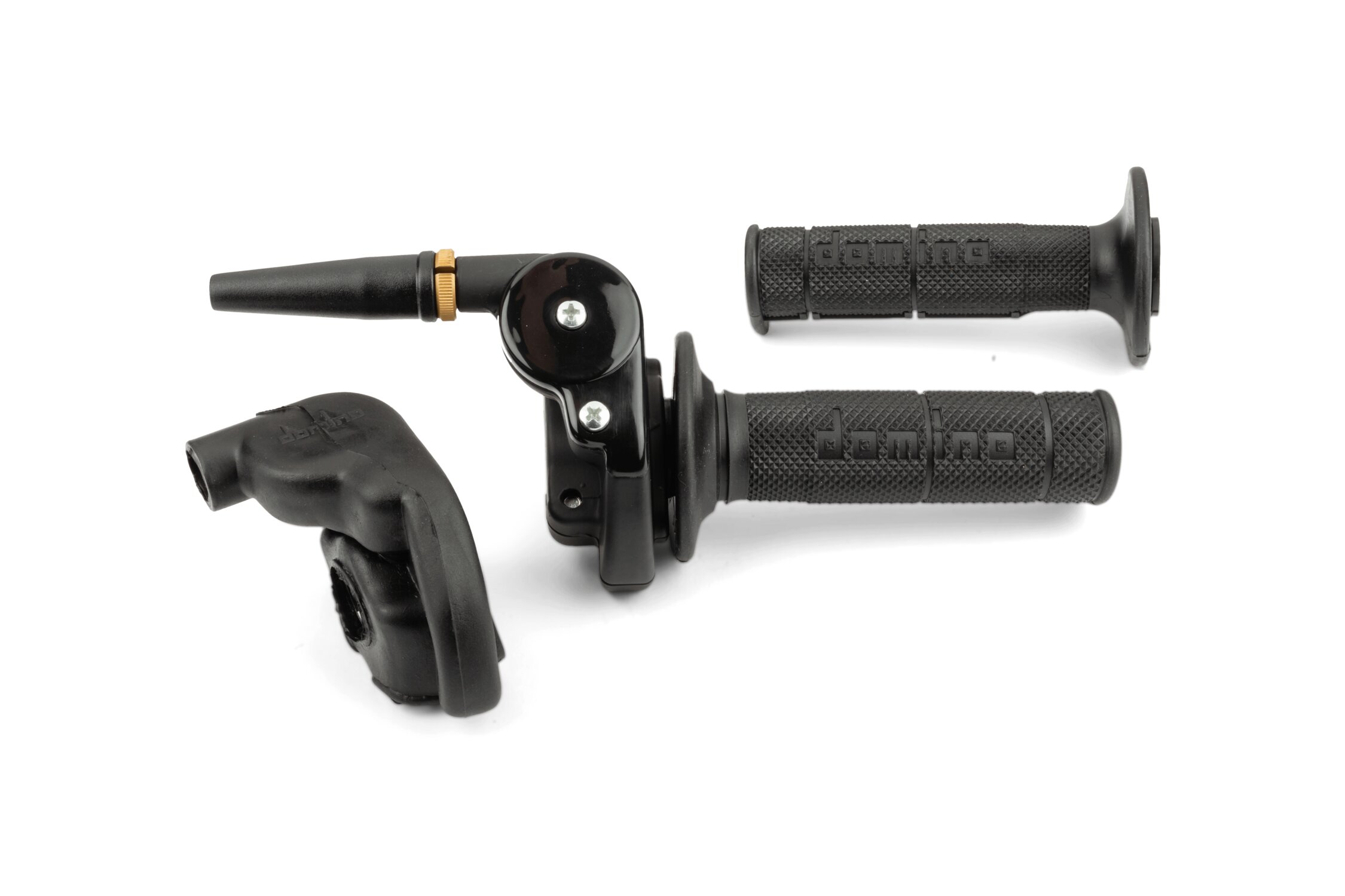 PoignÃ©e gaz Domino enduro cross mÃ©caboite- HR 2 Temps cross