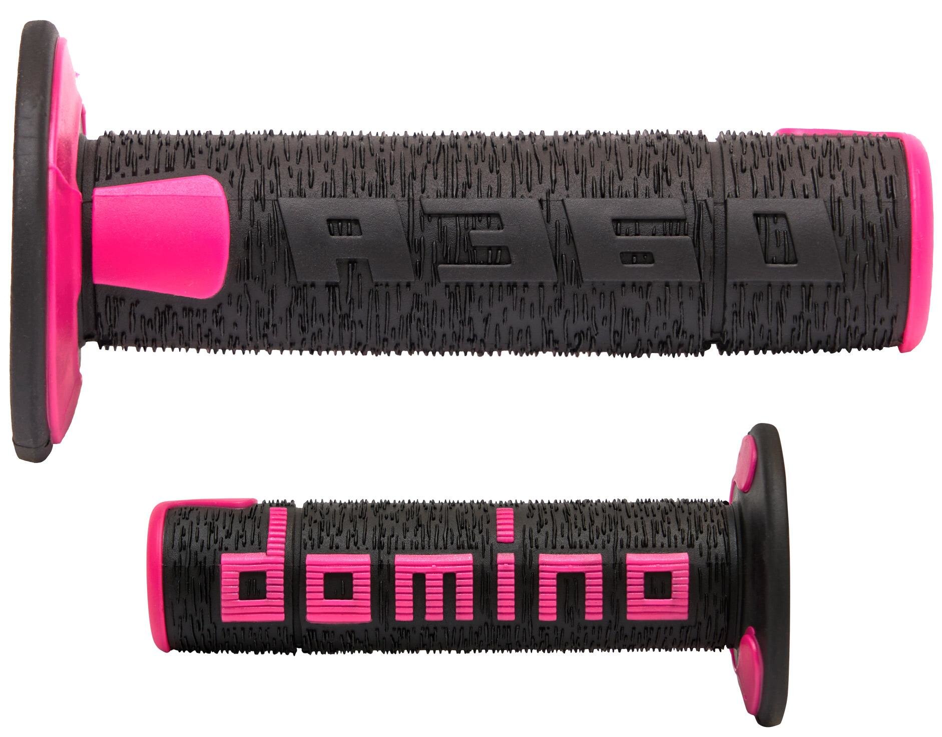 RevÃªtements de poignÃ©es Domino A360 noir/rose