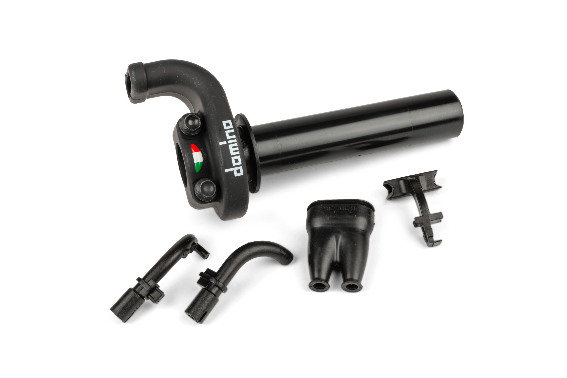 PoignÃ©e de gaz Domino MX 4T tirage rapide noire