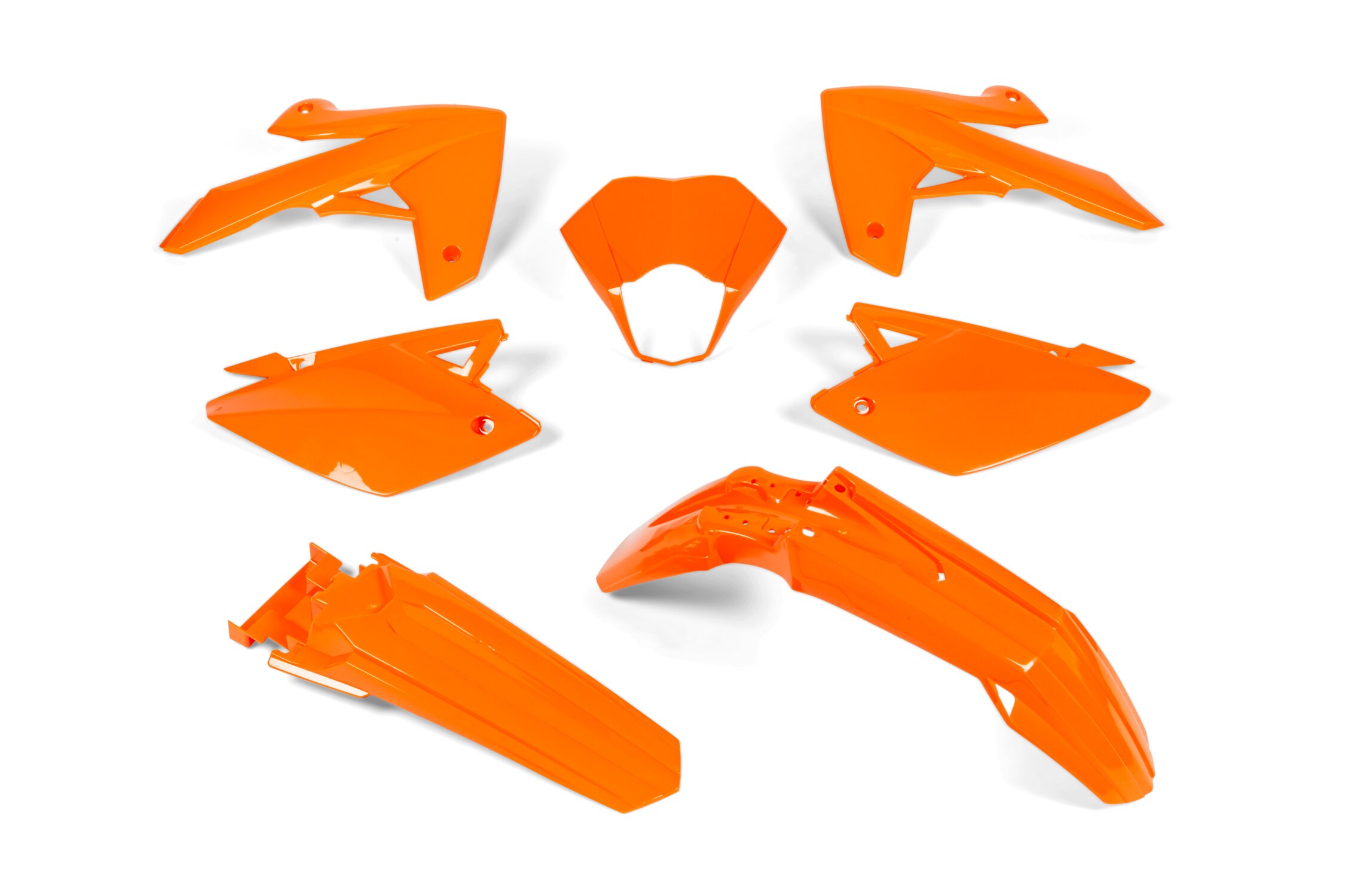 Kit carénage Rieju MRT avant 2021 Orange 7 pièces