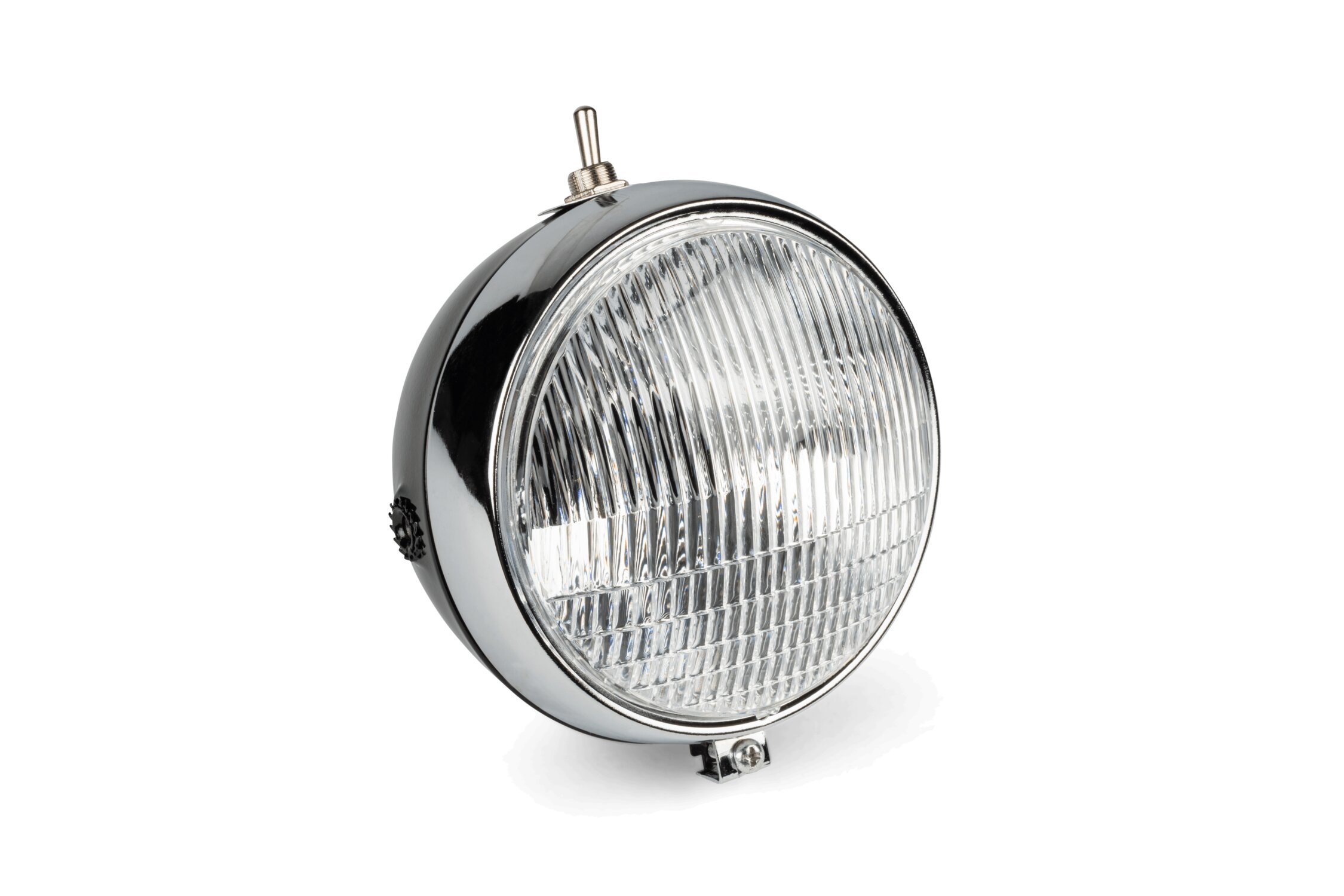 Phare avant rond avec interrupteur noir Peugeot / MBK