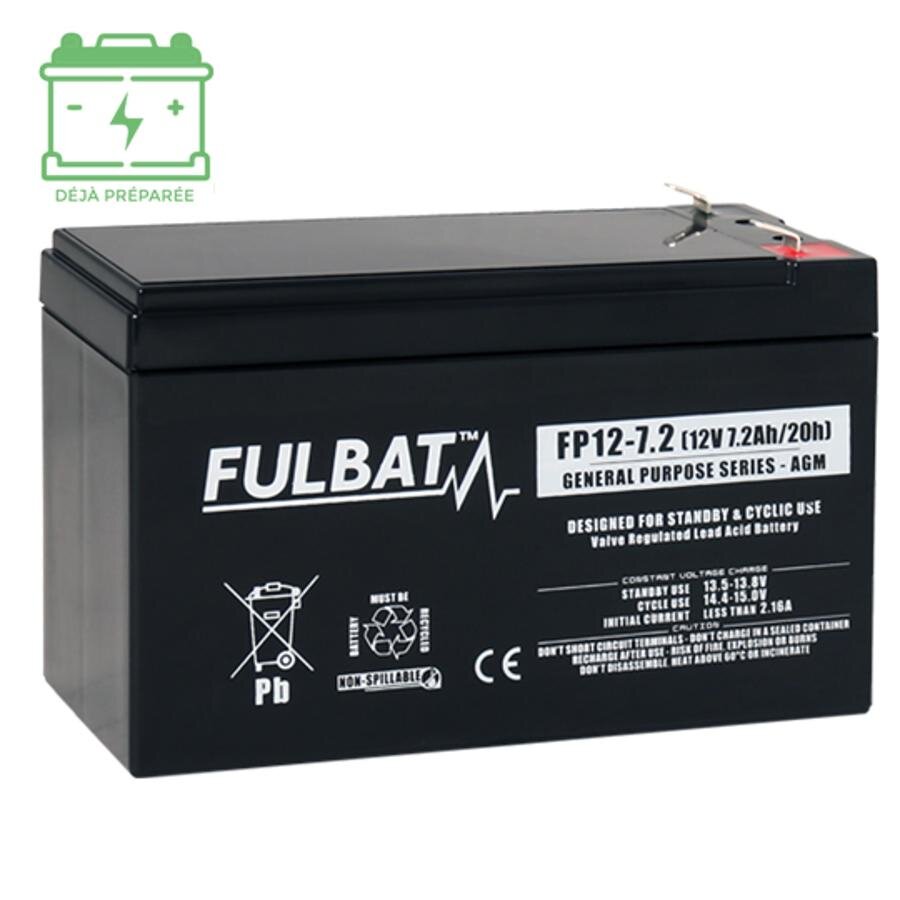 Fulbat Batterie 12V - 7,2Ah FP12-7.2 AGM