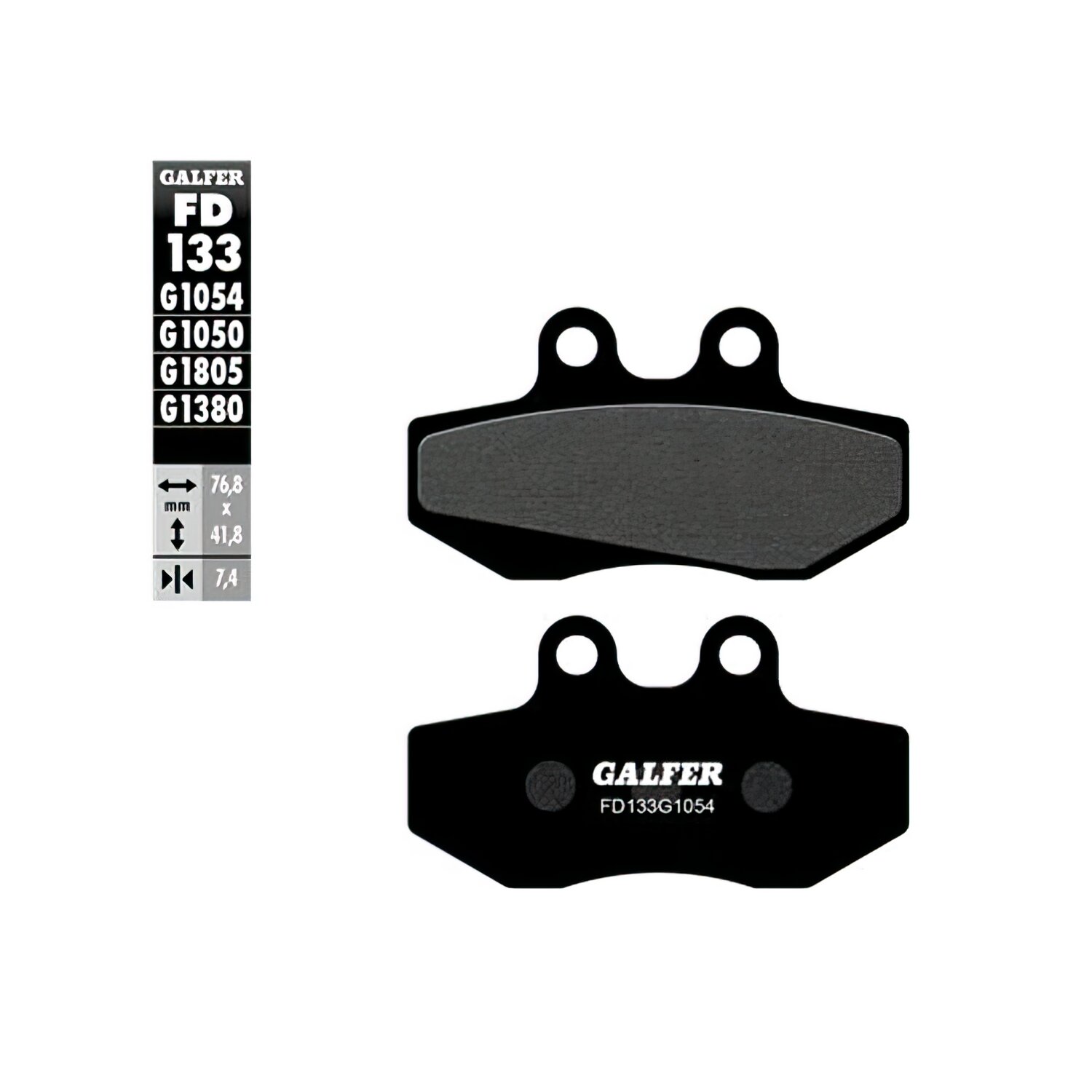 Plaquettes de frein Galfer Semi Métal Beta RR (99 - 03)