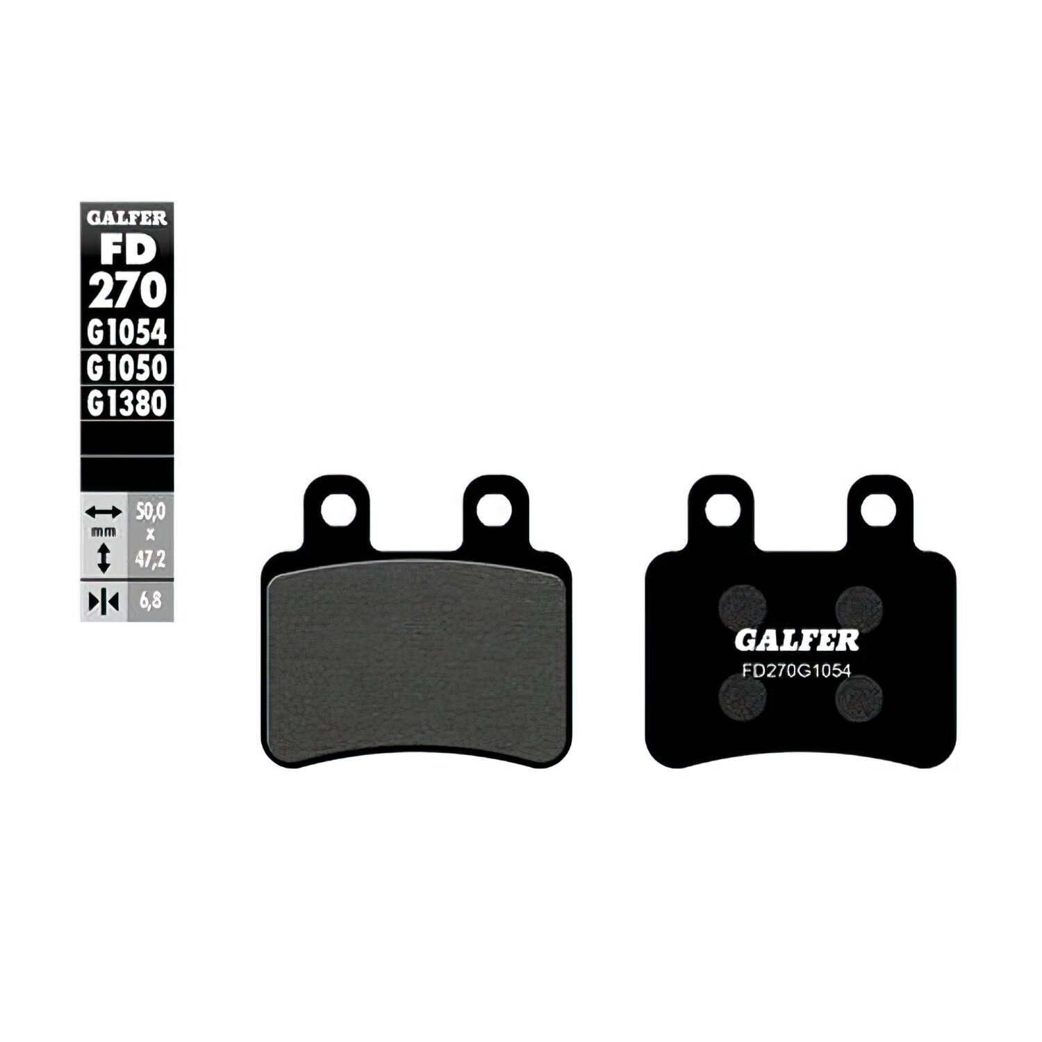 Plaquettes de frein Galfer Semi Métal Yamaha DT