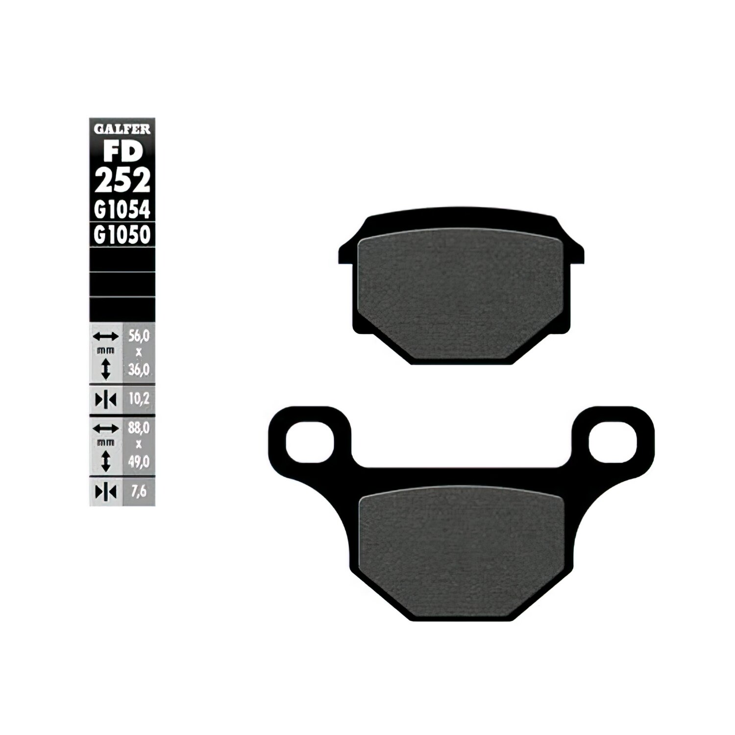 Plaquettes de frein Galfer Semi Métal Scooter Rieju MRT