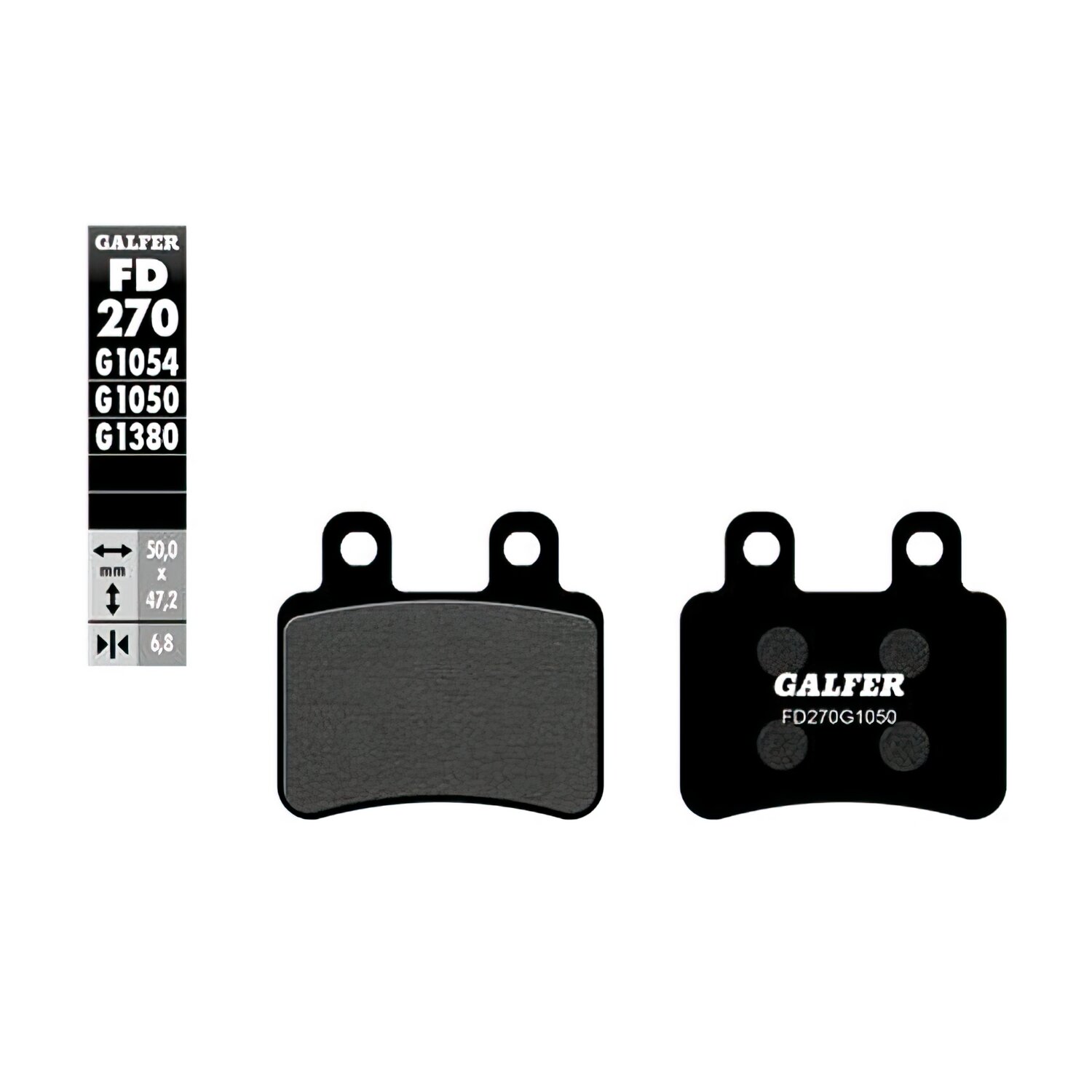 Plaquettes de frein Galfer Semi Métal Scooter Yamaha DT