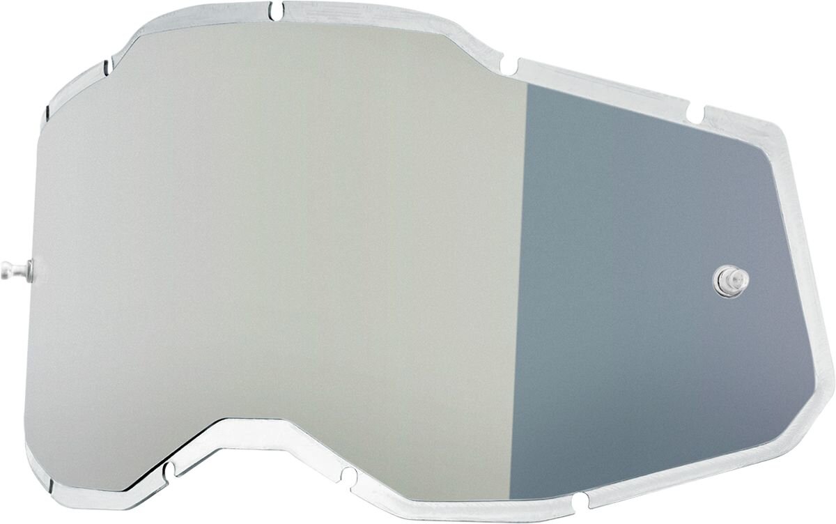 Ecran 100% Racecraft 2 / Accuri 2 / Strata 2 injecté argenté