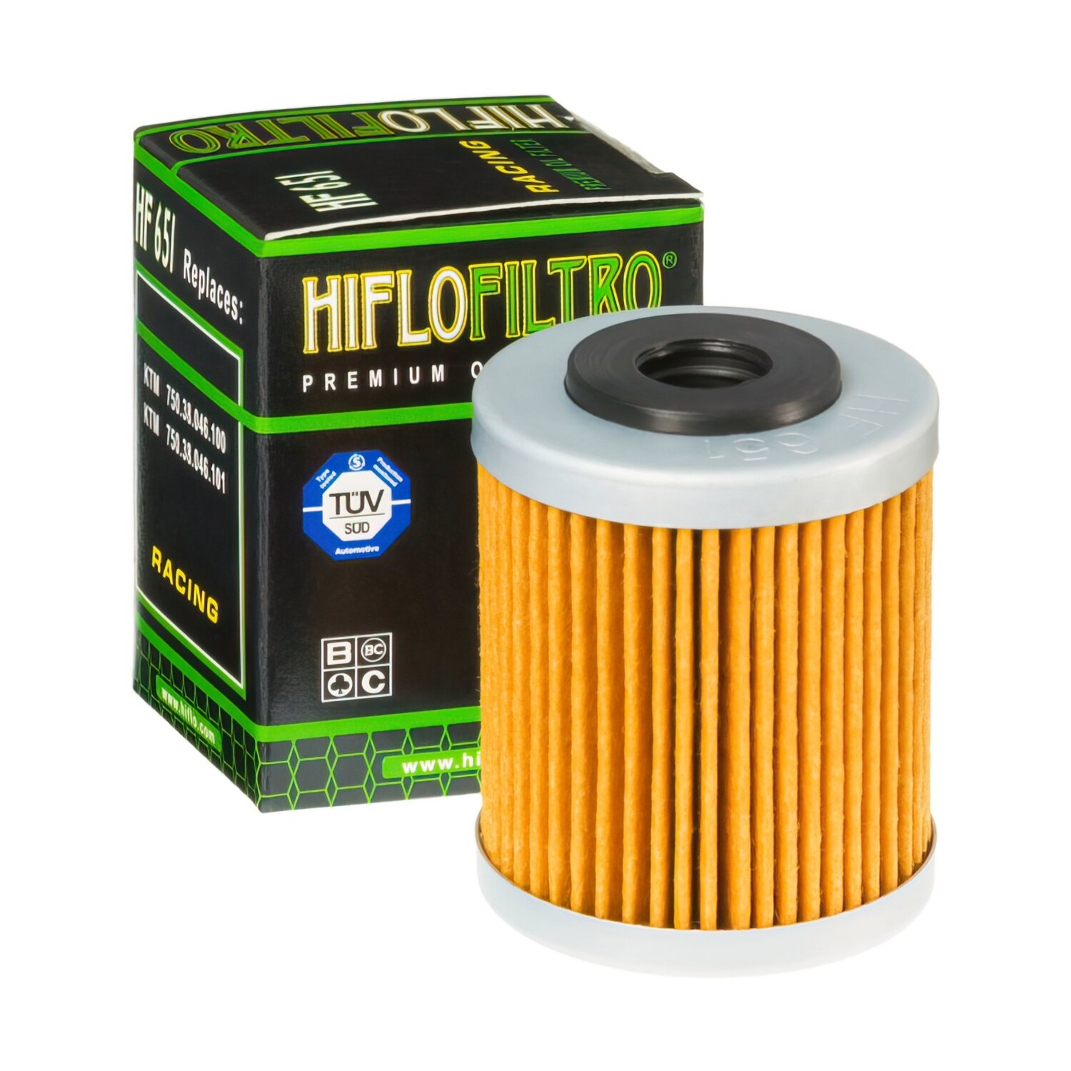 Filtre à huile Hiflofiltro HF651